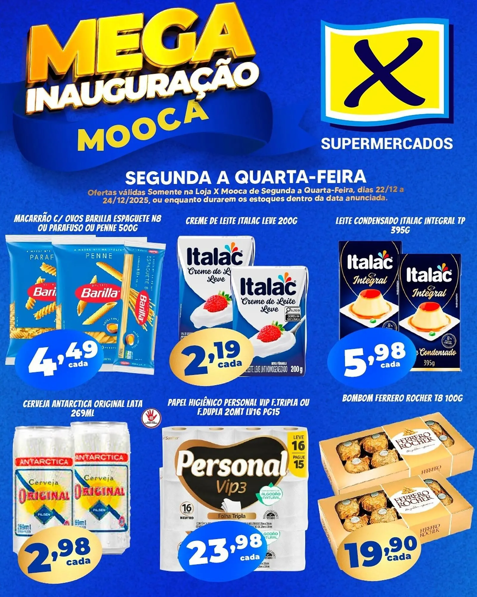 Encarte de Folheto X Supermercados 22 de dezembro até 24 de dezembro 2025 - Pagina 3