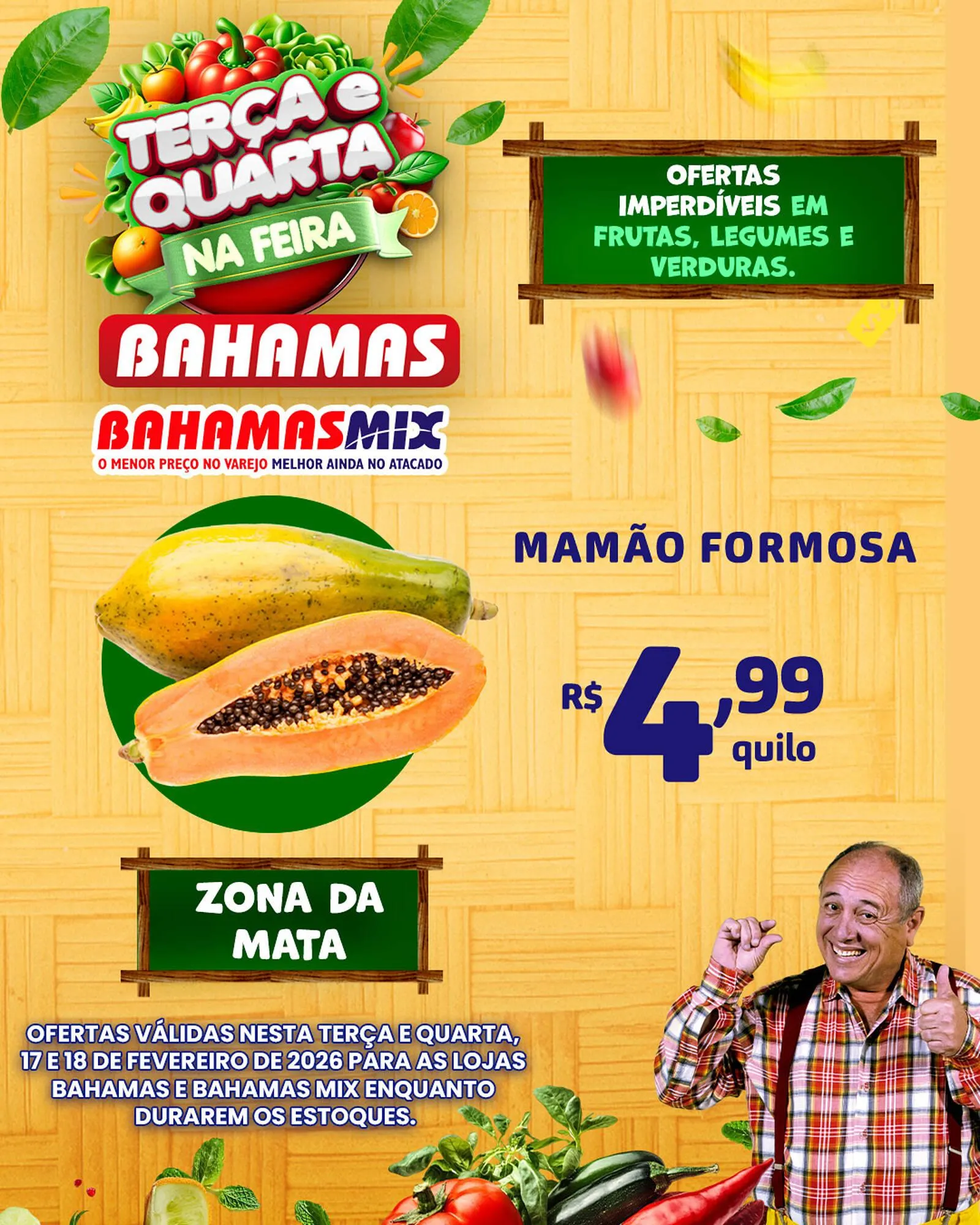 Encarte de Catálogo Bahamas Supermercados 17 de fevereiro até 18 de fevereiro 2026 - Pagina 4