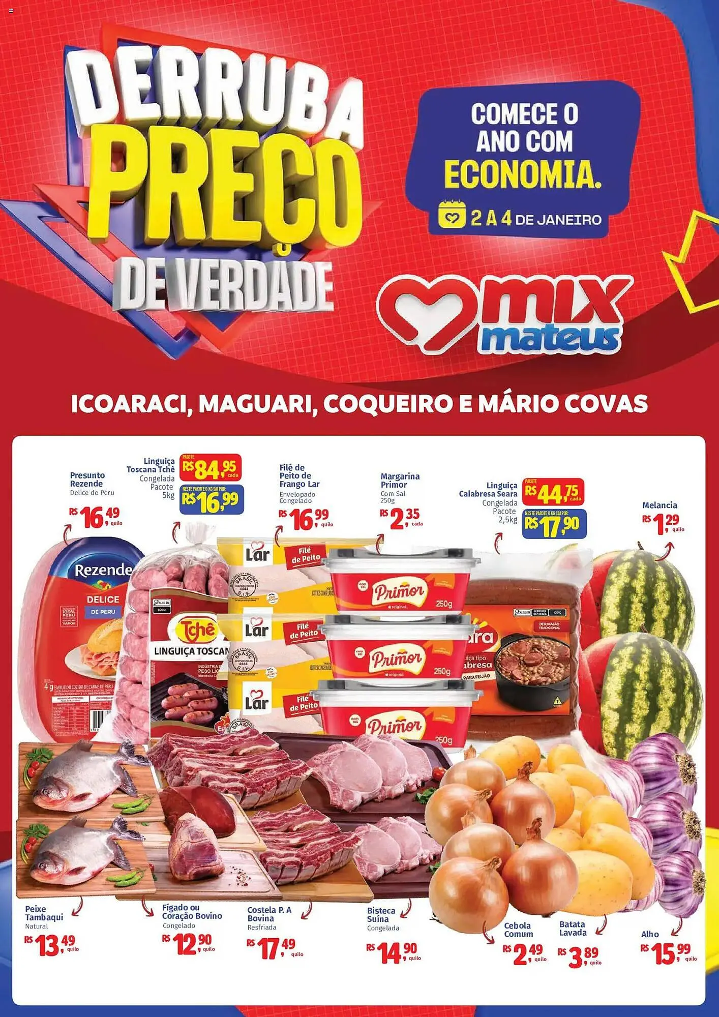 Encarte de Catálogo Supermercados Mateus 2 de janeiro até 4 de janeiro 2026 - Pagina 1