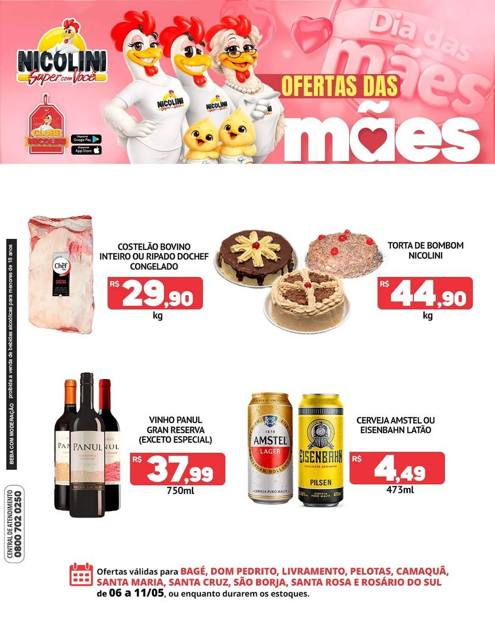 Encarte de Catálogo Super Nicolini 6 de maio até 11 de maio 2026 - Pagina 1