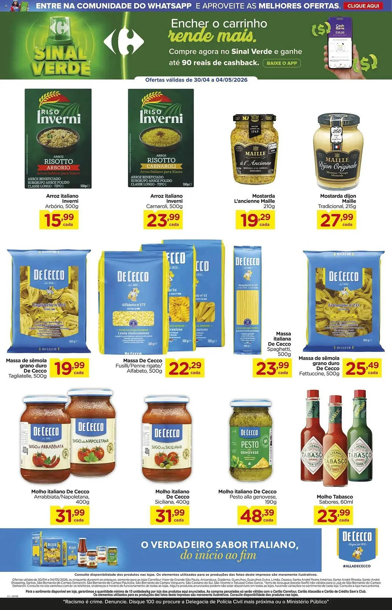 Encarte de Folheto Carrefour 30 de abril até 4 de maio 2026 - Pagina 2