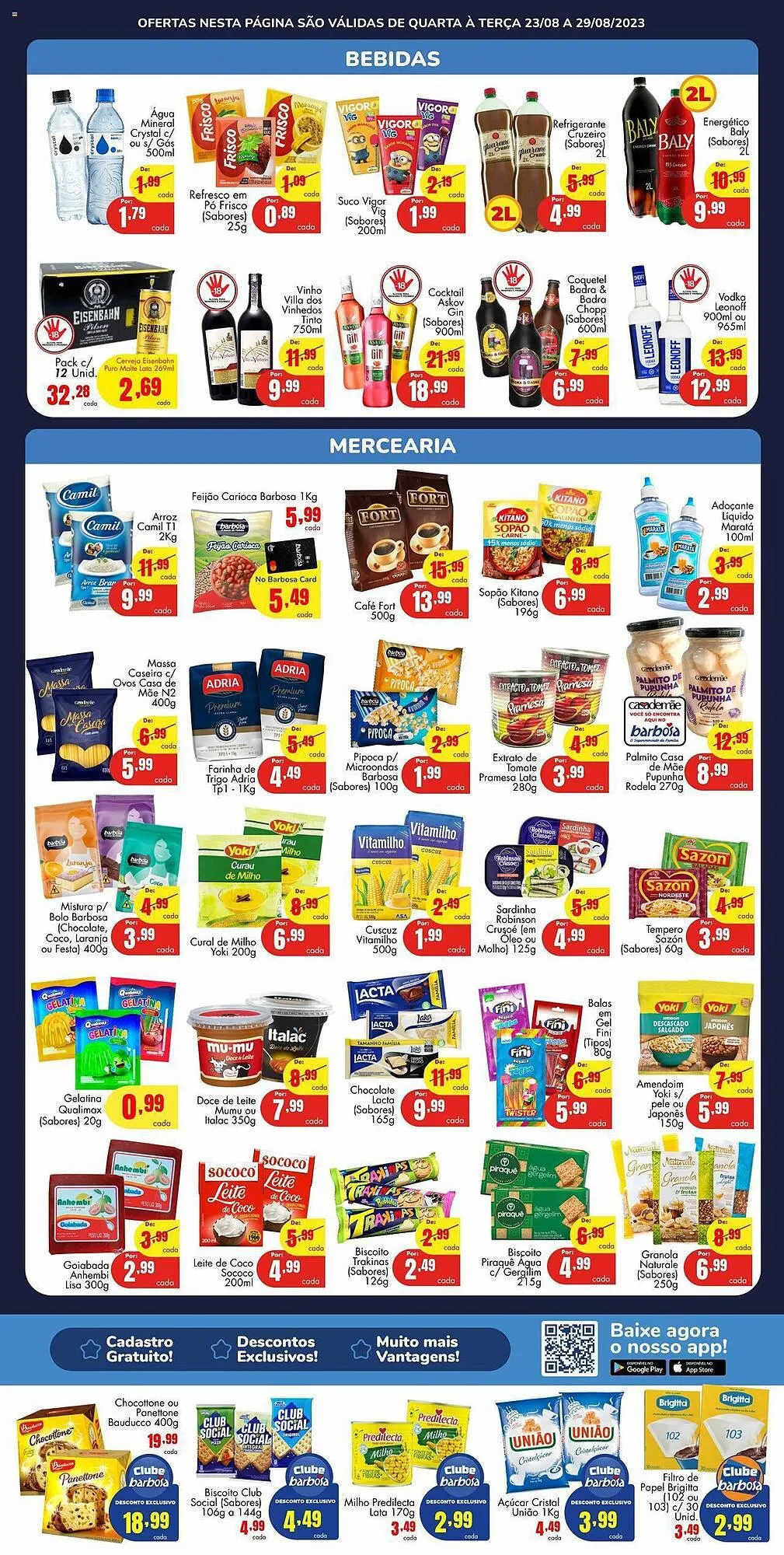 Encarte de Catálogo Barbosa Supermercados 23 de agosto até 24 de agosto 2023 - Pagina 3