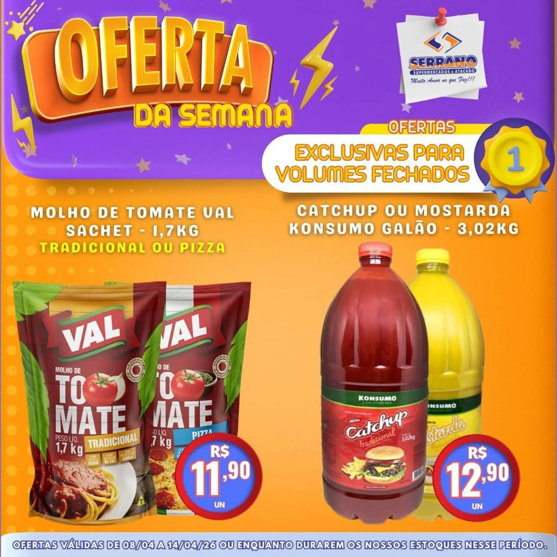 Encarte de Catálogo Serrano Supermercado 8 de abril até 14 de abril 2026 - Pagina 3