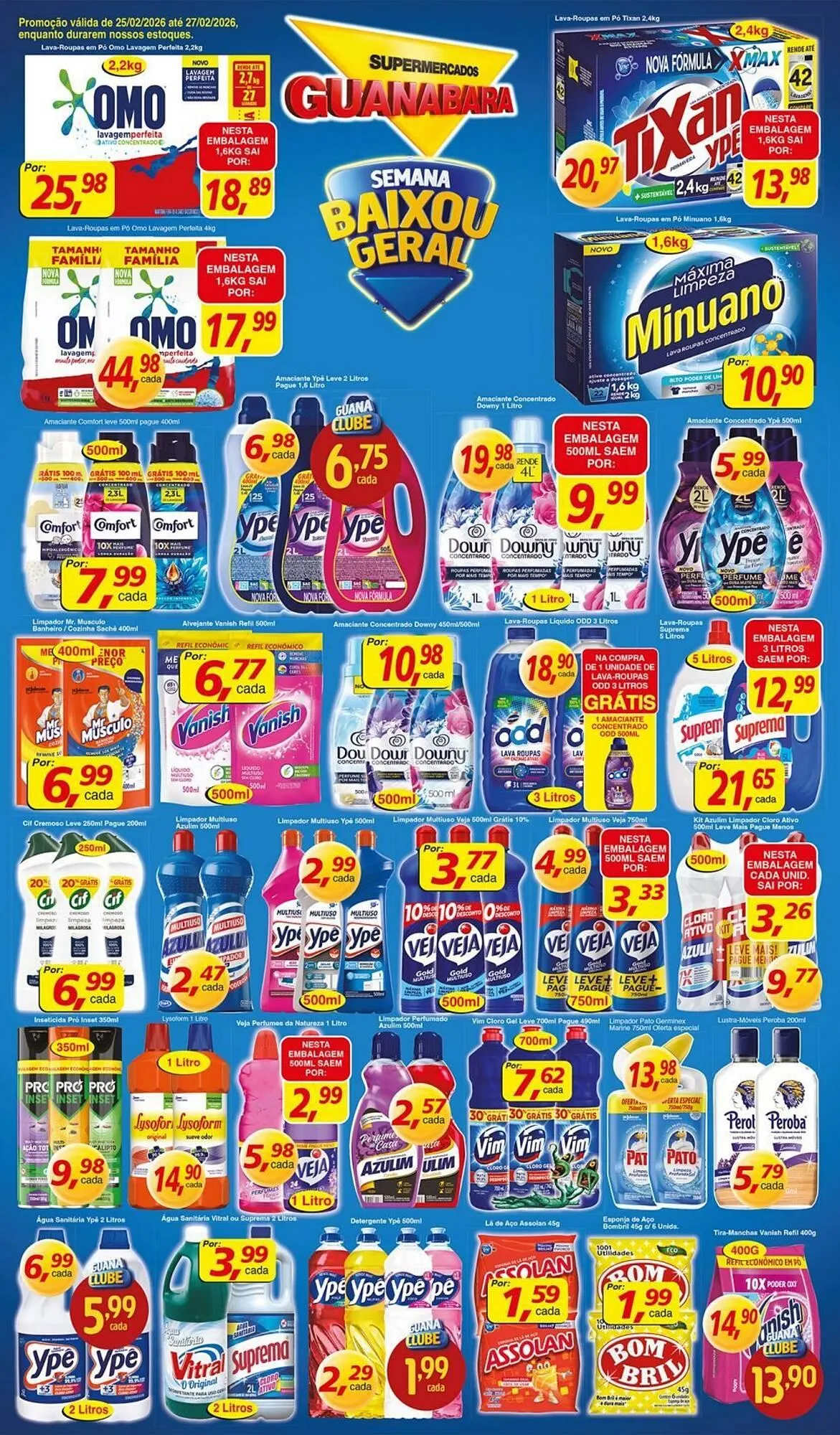 Encarte de Encarte Supermercados Guanabara 25 de fevereiro até 27 de fevereiro 2026 - Pagina 9