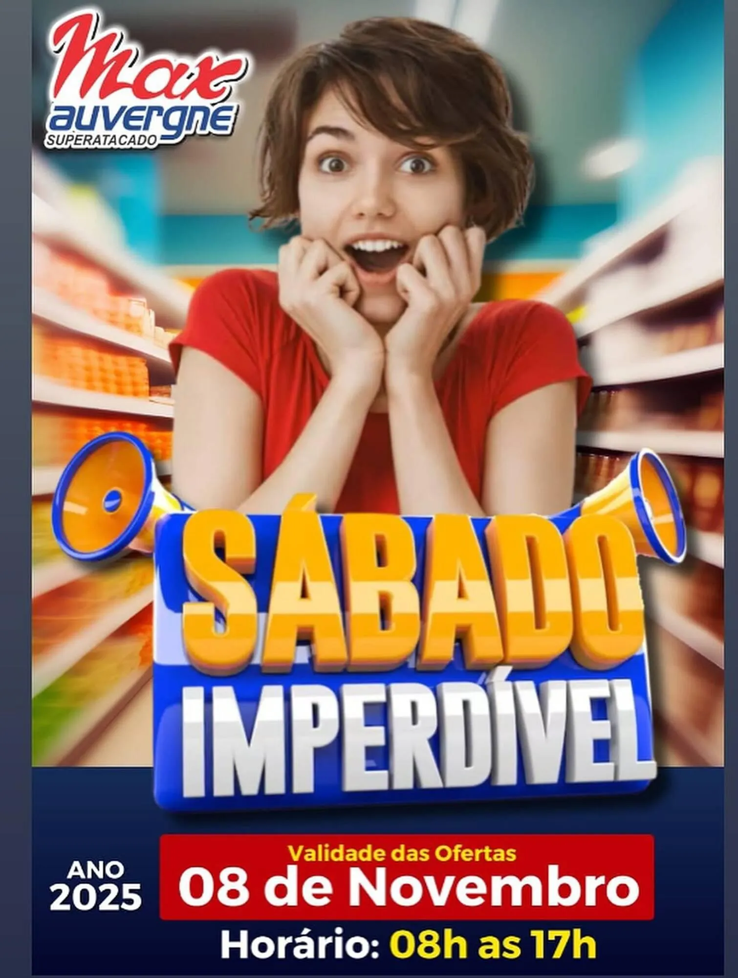 Encarte de Catálogo Max Auvergne Superatacado 8 de novembro até 8 de novembro 2025 - Pagina 1