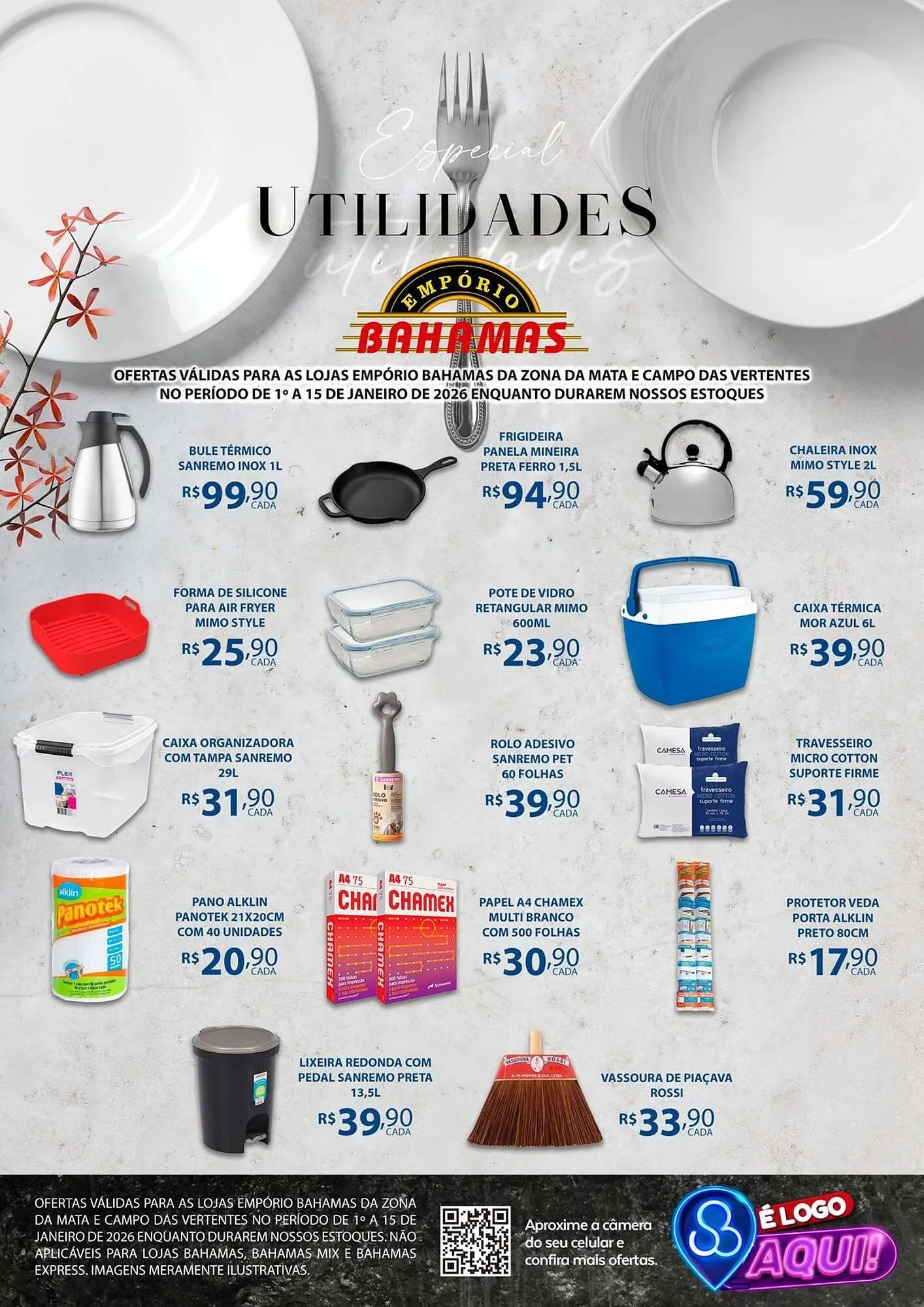 Encarte de Catálogo Empório Bahamas 1 de janeiro até 15 de janeiro 2026 - Pagina 1
