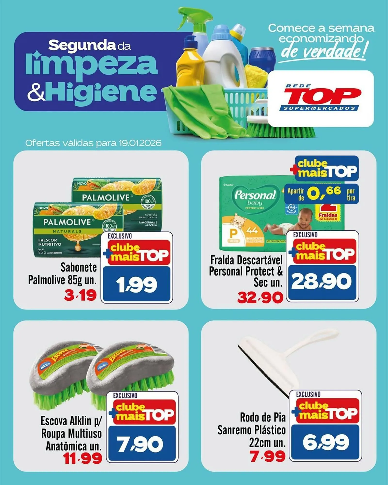 Encarte de Encarte Rede Top 19 de janeiro até 19 de janeiro 2026 - Pagina 1