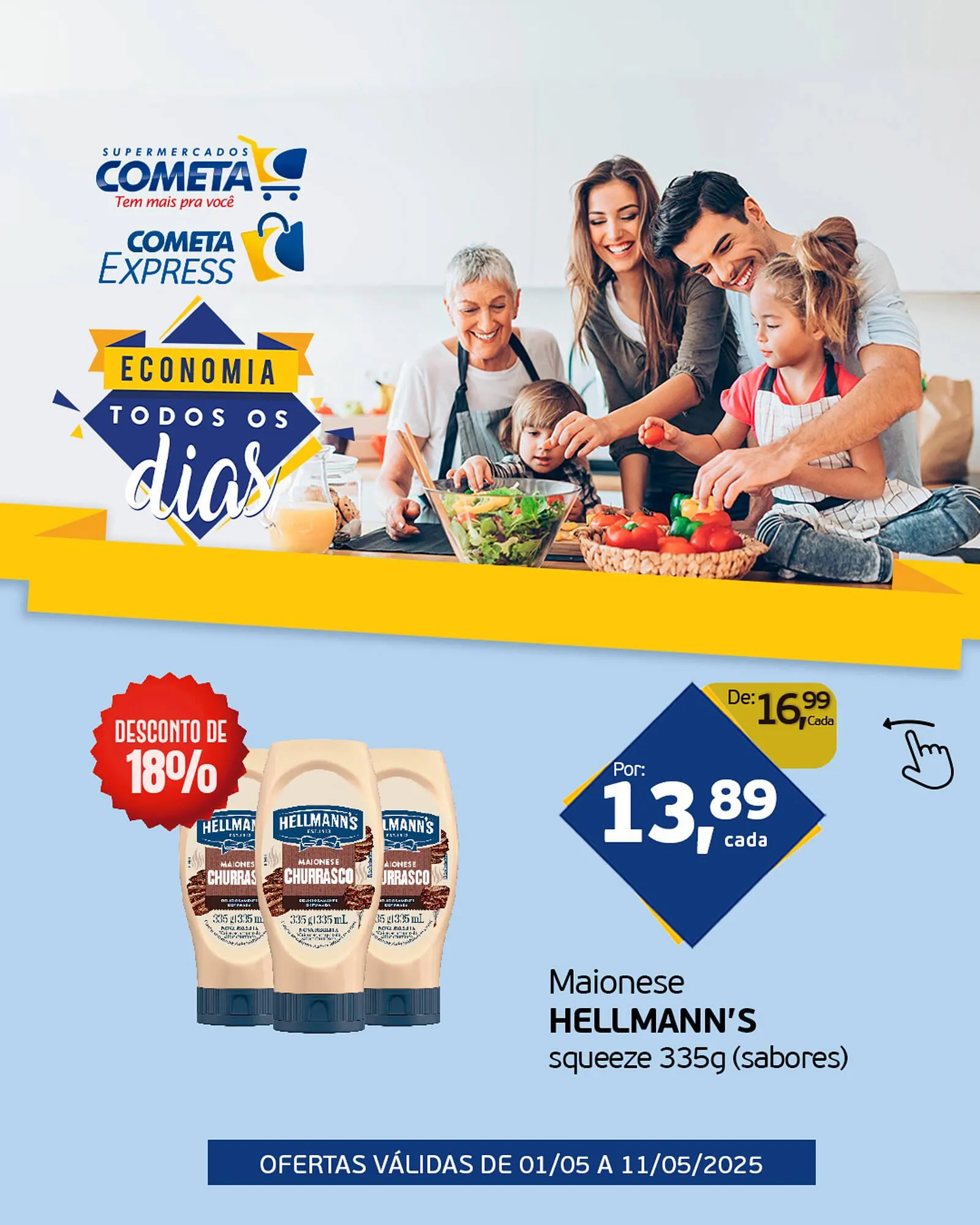 Encarte de Catálogo Cometa Supermercados 8 de maio até 11 de maio 2025 - Pagina 3