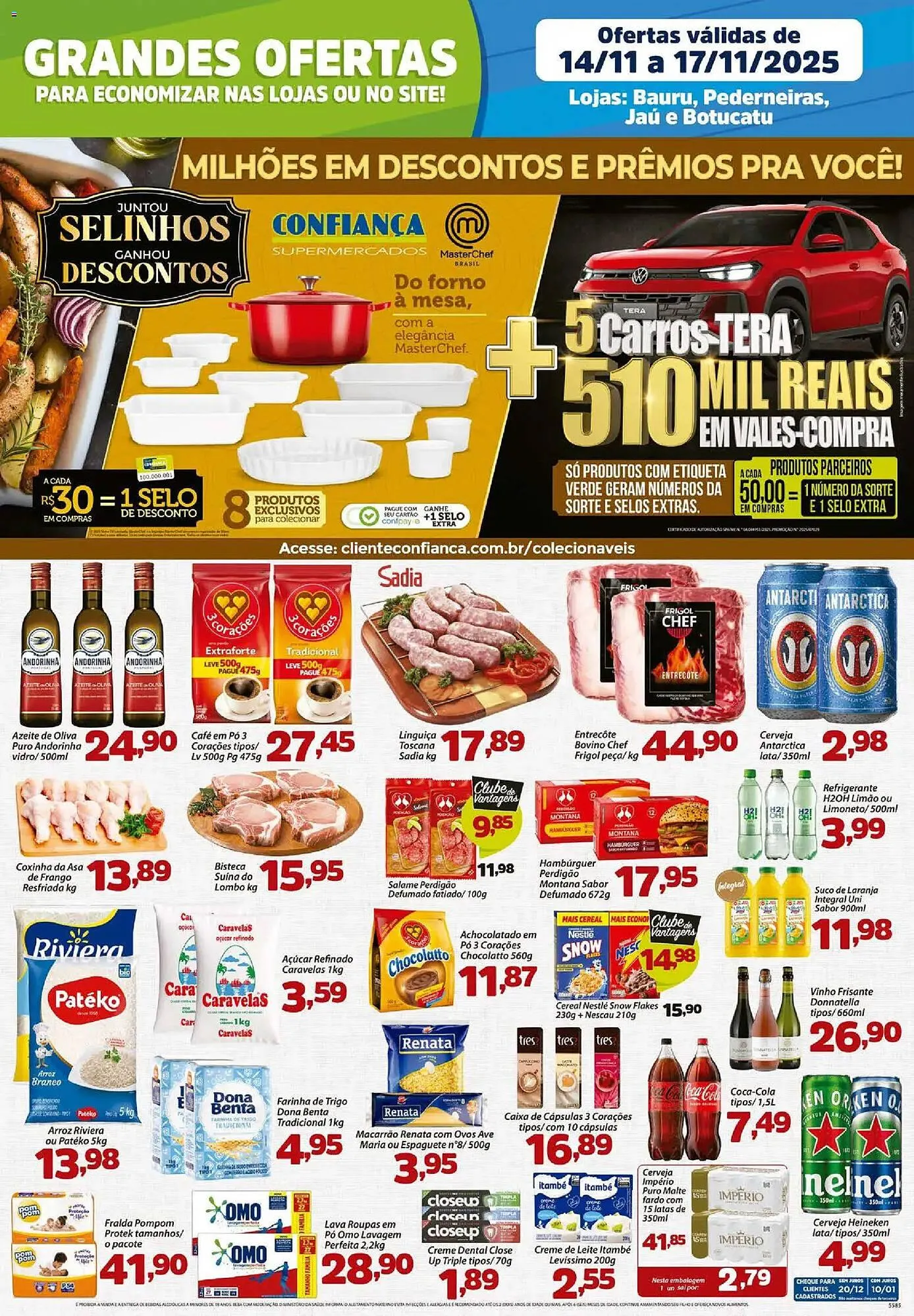 Encarte de Catálogo Confiança Supermercados 14 de novembro até 17 de novembro 2025 - Pagina 1