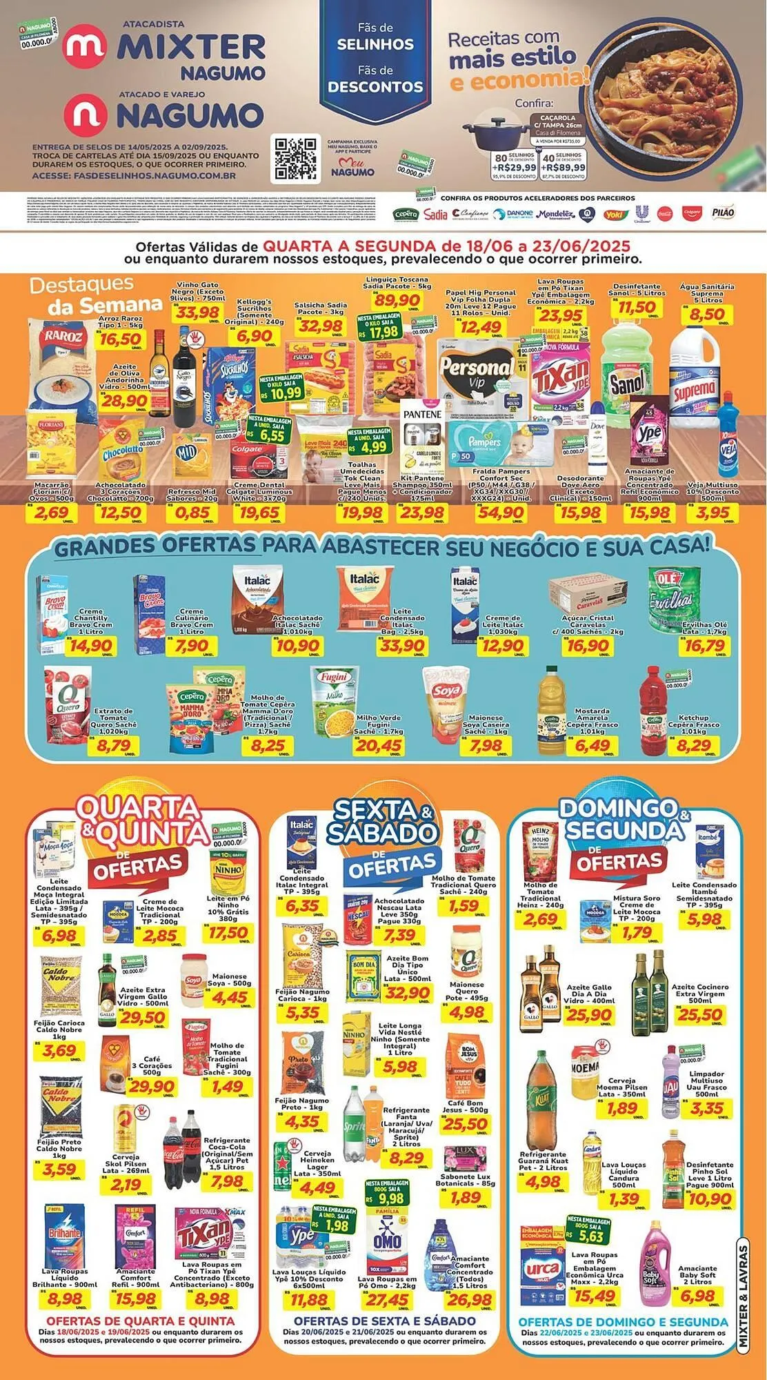 Encarte de Catálogo Nagumo 18 de junho até 23 de junho 2025 - Pagina 1
