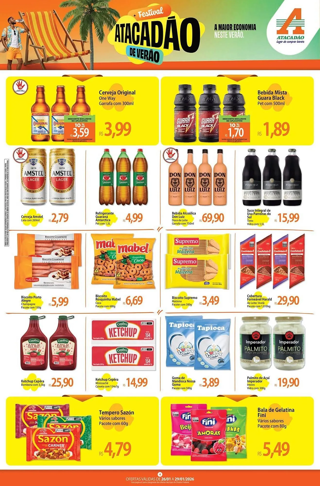 Encarte de Folheto Atacadão 26 de janeiro até 29 de janeiro 2026 - Pagina 4