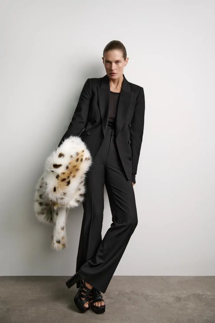 BLAZER CRUZADO COM LÃ ZW COLLECTION