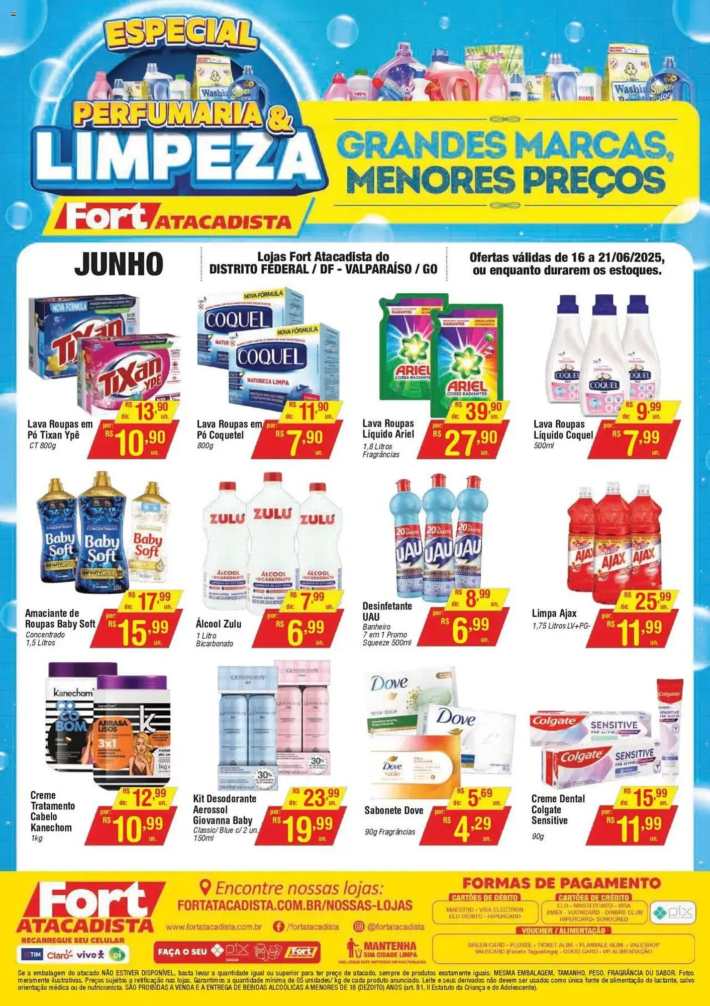 Encarte de Catálogo Fort Atacadista 16 de junho até 21 de junho 2025 - Pagina 1