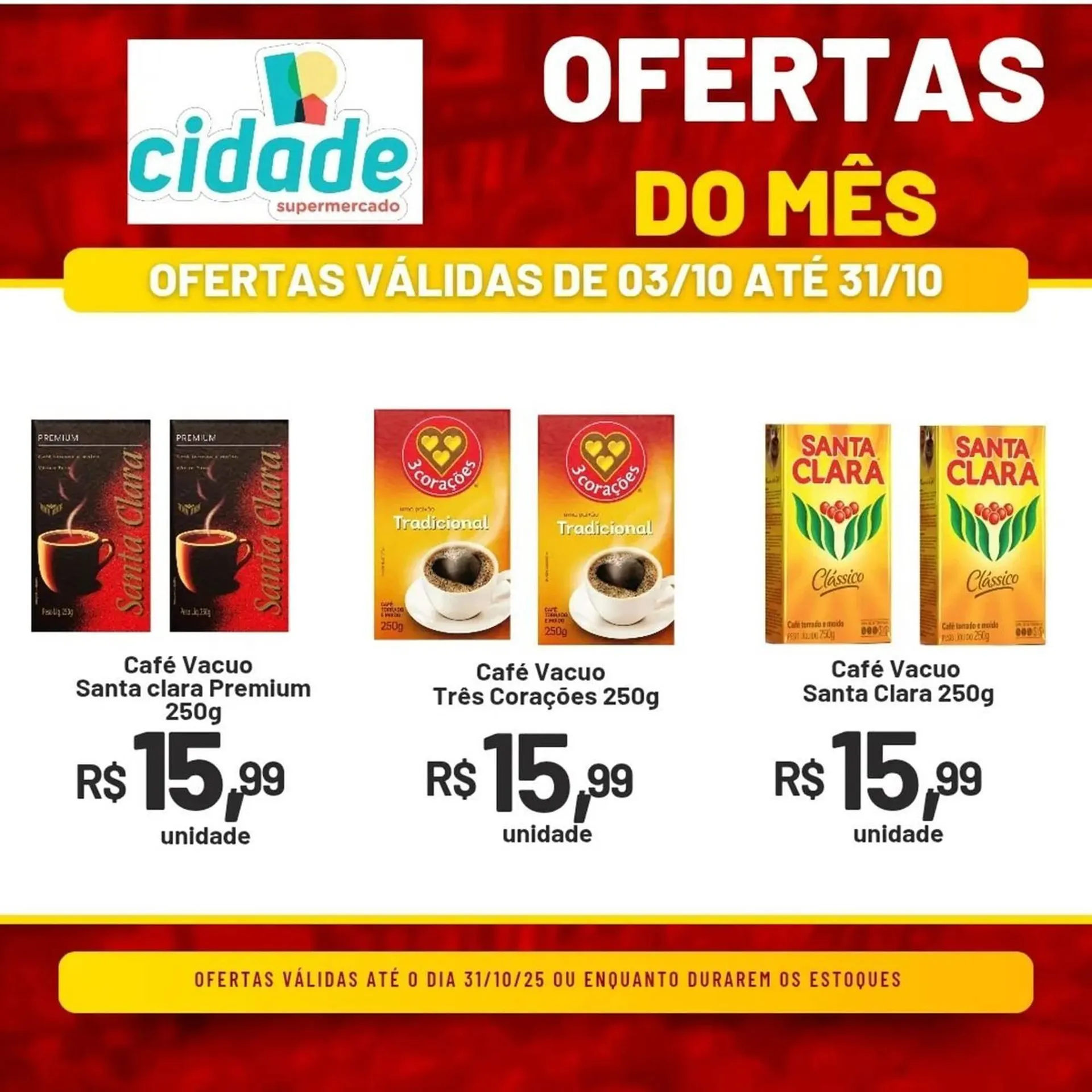 Encarte de Catálogo Cidade Supermercados 24 de outubro até 31 de outubro 2025 - Pagina 3