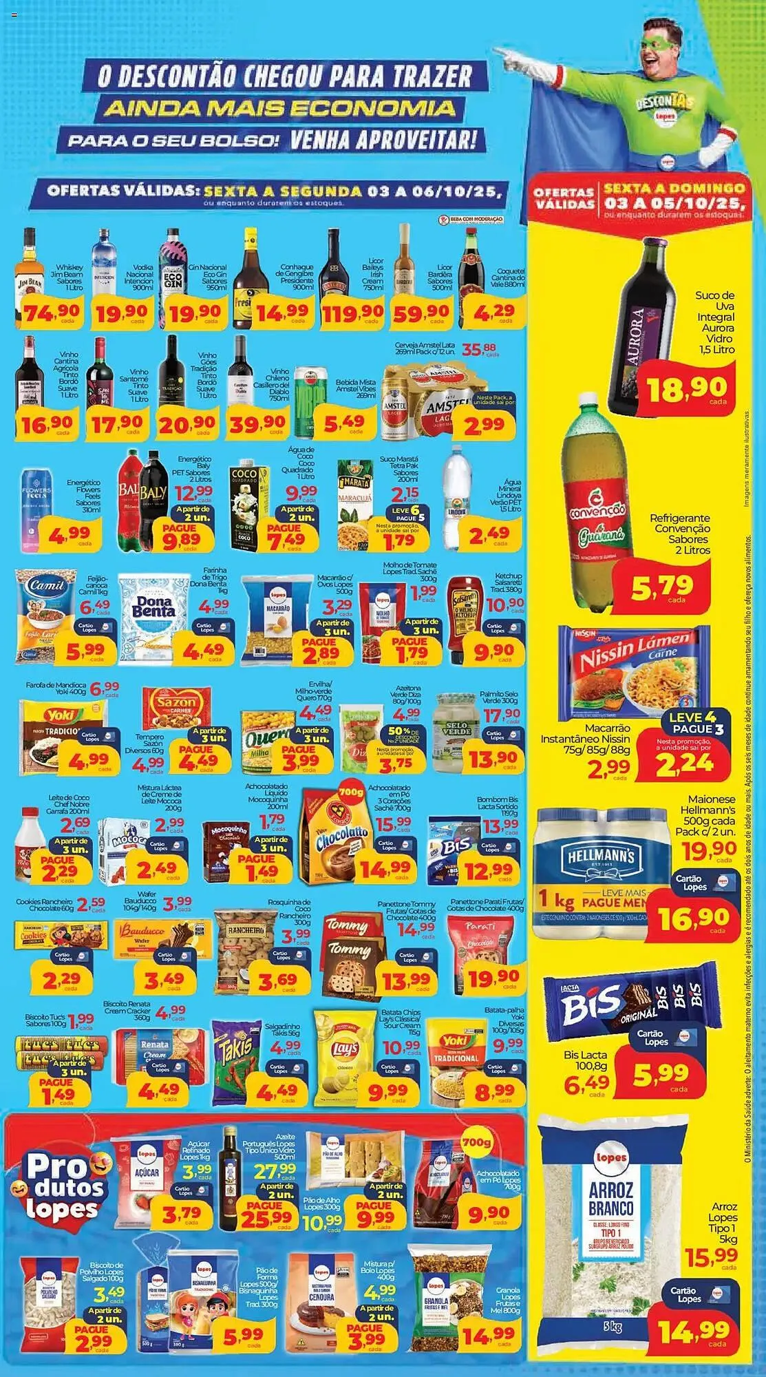 Encarte de Folheto Lopes Supermercados 3 de outubro até 6 de outubro 2025 - Pagina 3