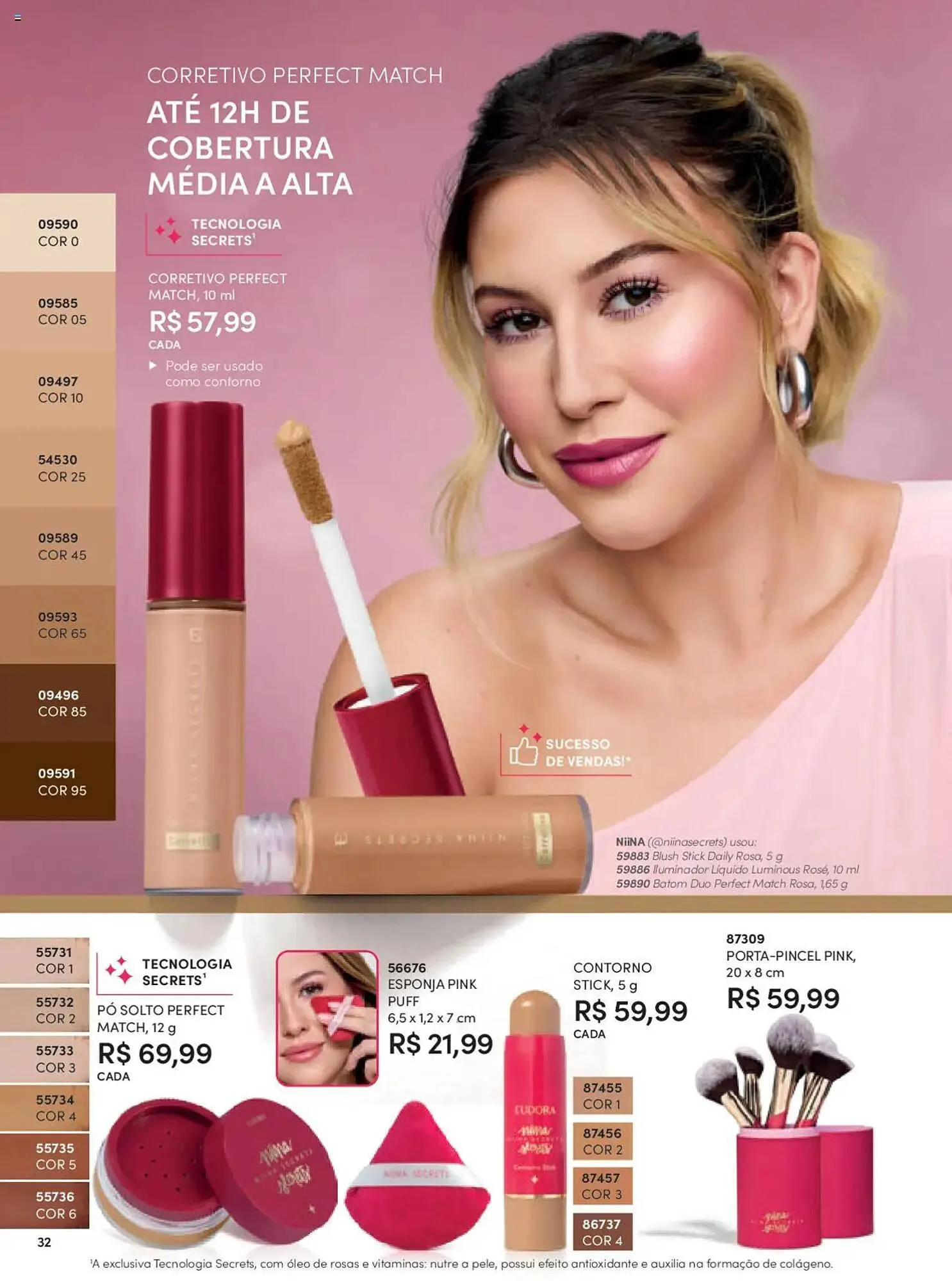 Encarte de Catálogo Eudora 8 de setembro até 3 de outubro 2025 - Pagina 32