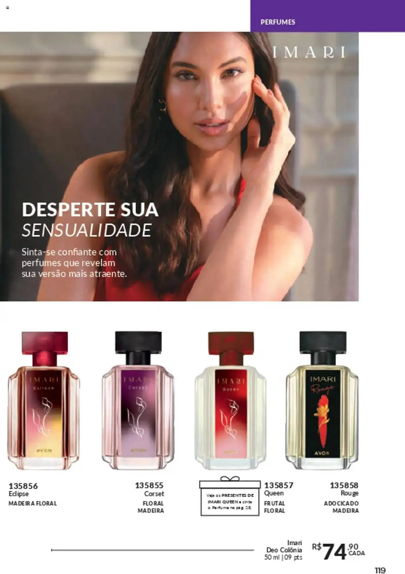 Encarte de Catálogo Avon 10 de março até 30 de junho 2025 - Pagina 119