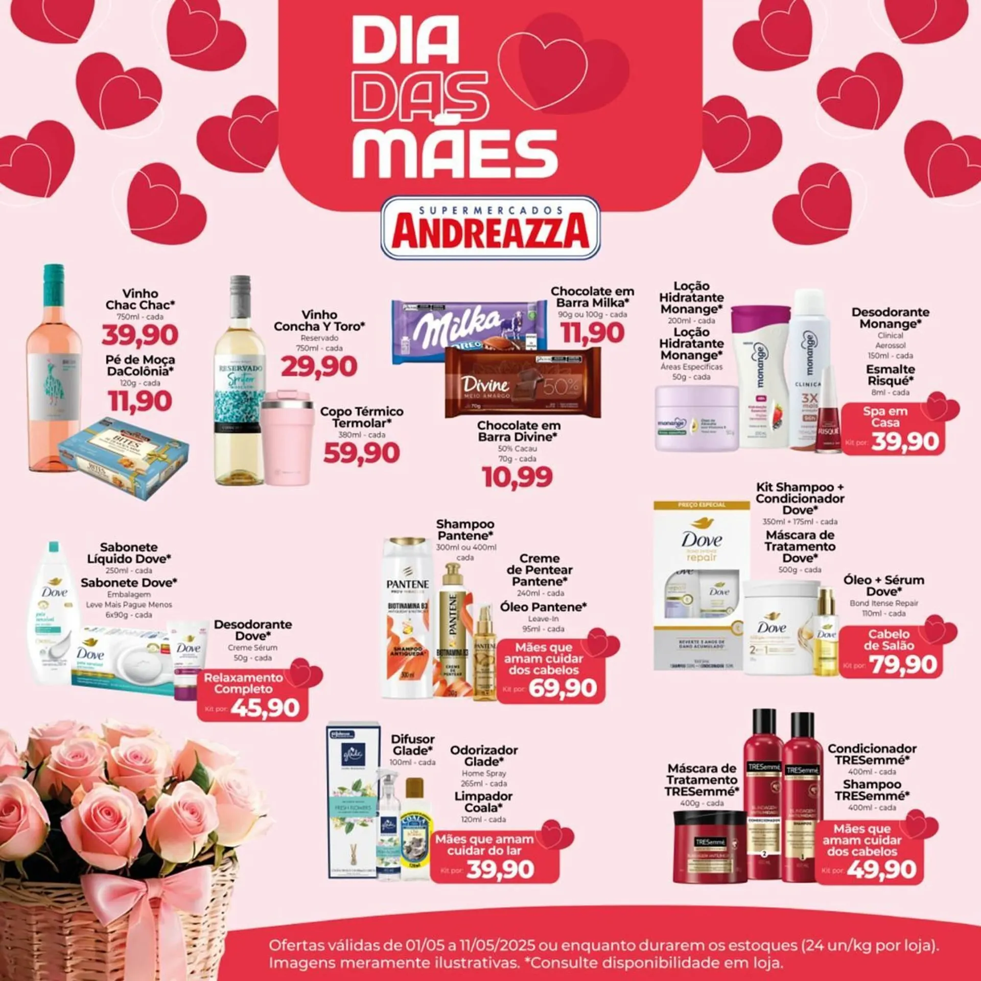 Encarte de Catálogo Supermercados Andreazza 5 de maio até 11 de maio 2025 - Pagina 1