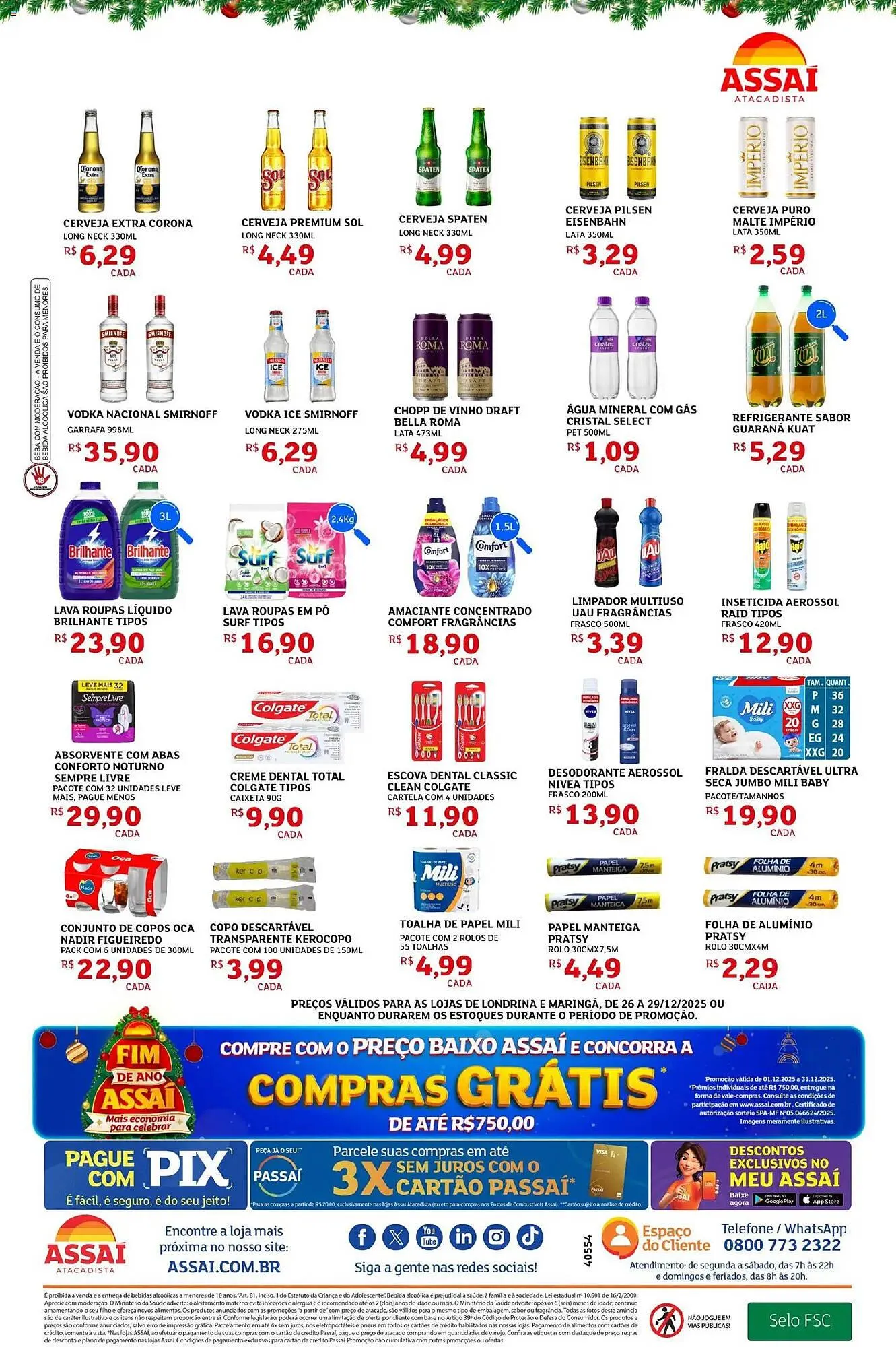 Encarte de Encarte Assaí Atacadista 26 de dezembro até 29 de dezembro 2025 - Pagina 2