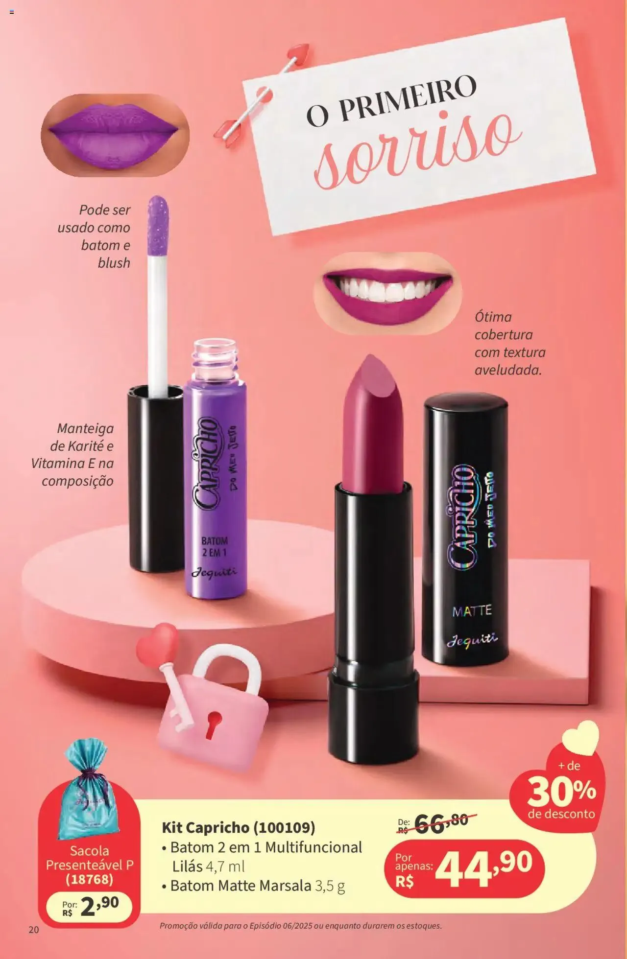 Encarte de Jequiti - Revista 06/2025 21 de abril até 16 de maio 2025 - Pagina 20