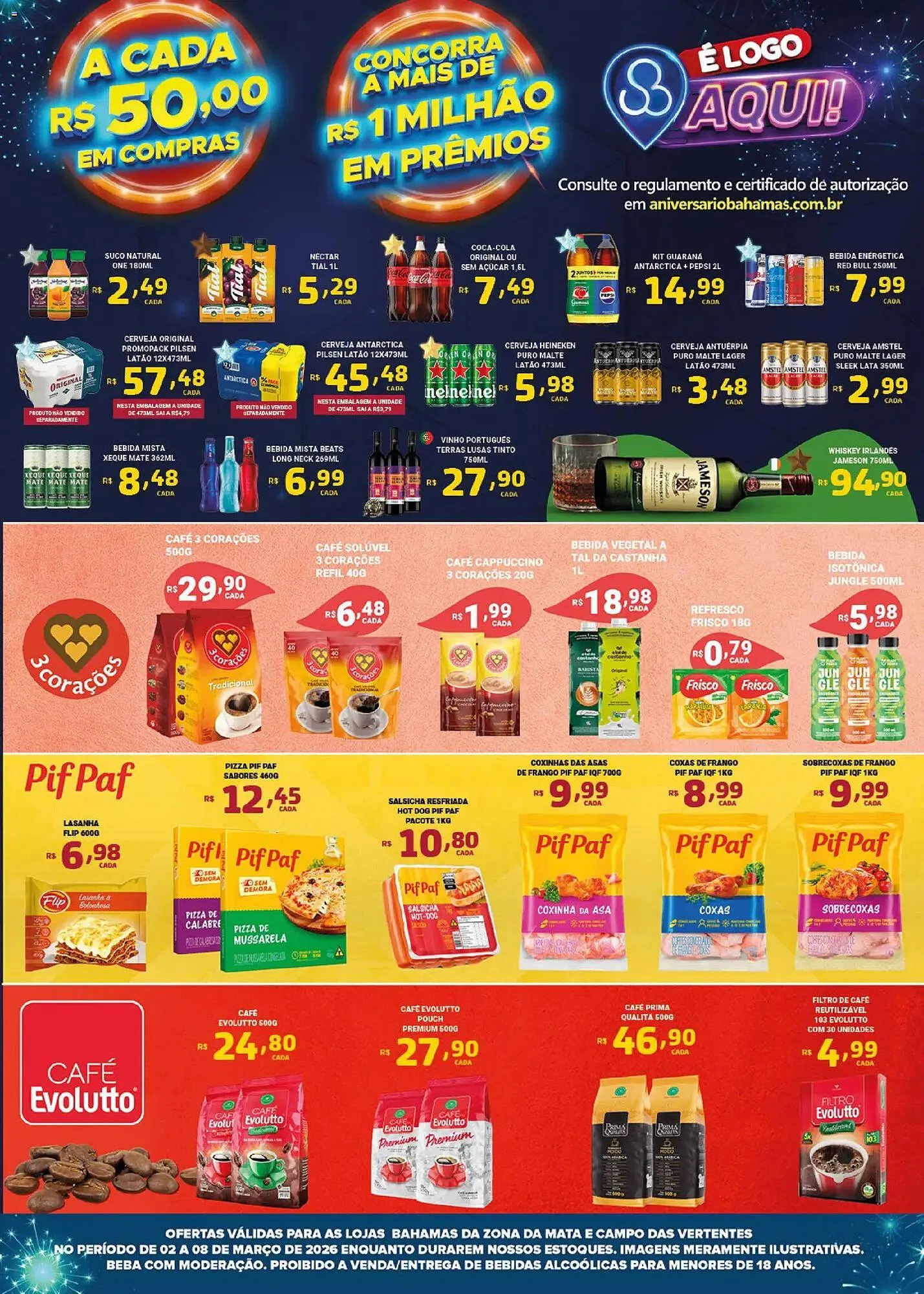 Encarte de Catálogo Bahamas Supermercados 2 de março até 8 de março 2026 - Pagina 3