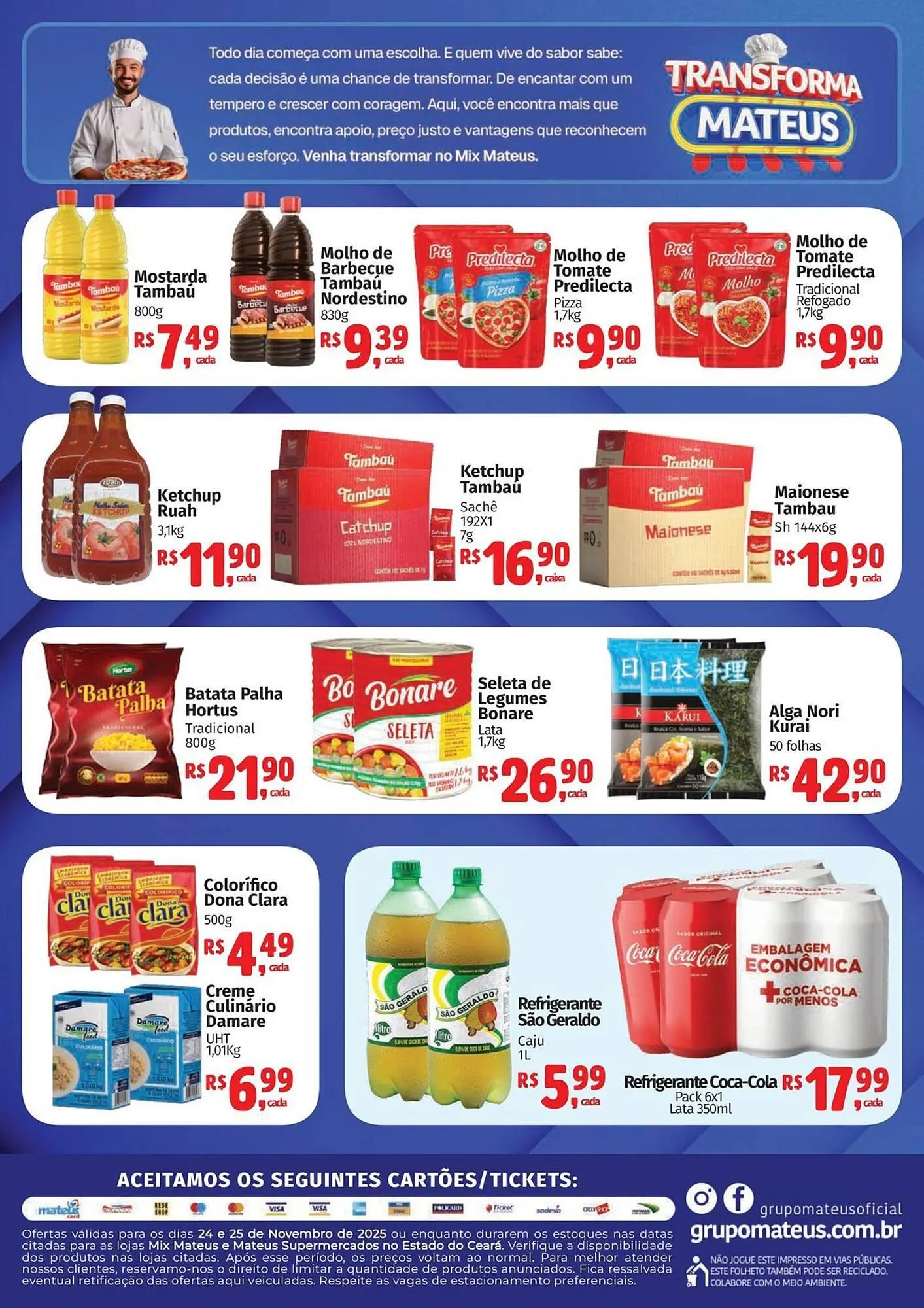 Encarte de Catálogo Supermercados Mateus 24 de novembro até 25 de novembro 2025 - Pagina 2