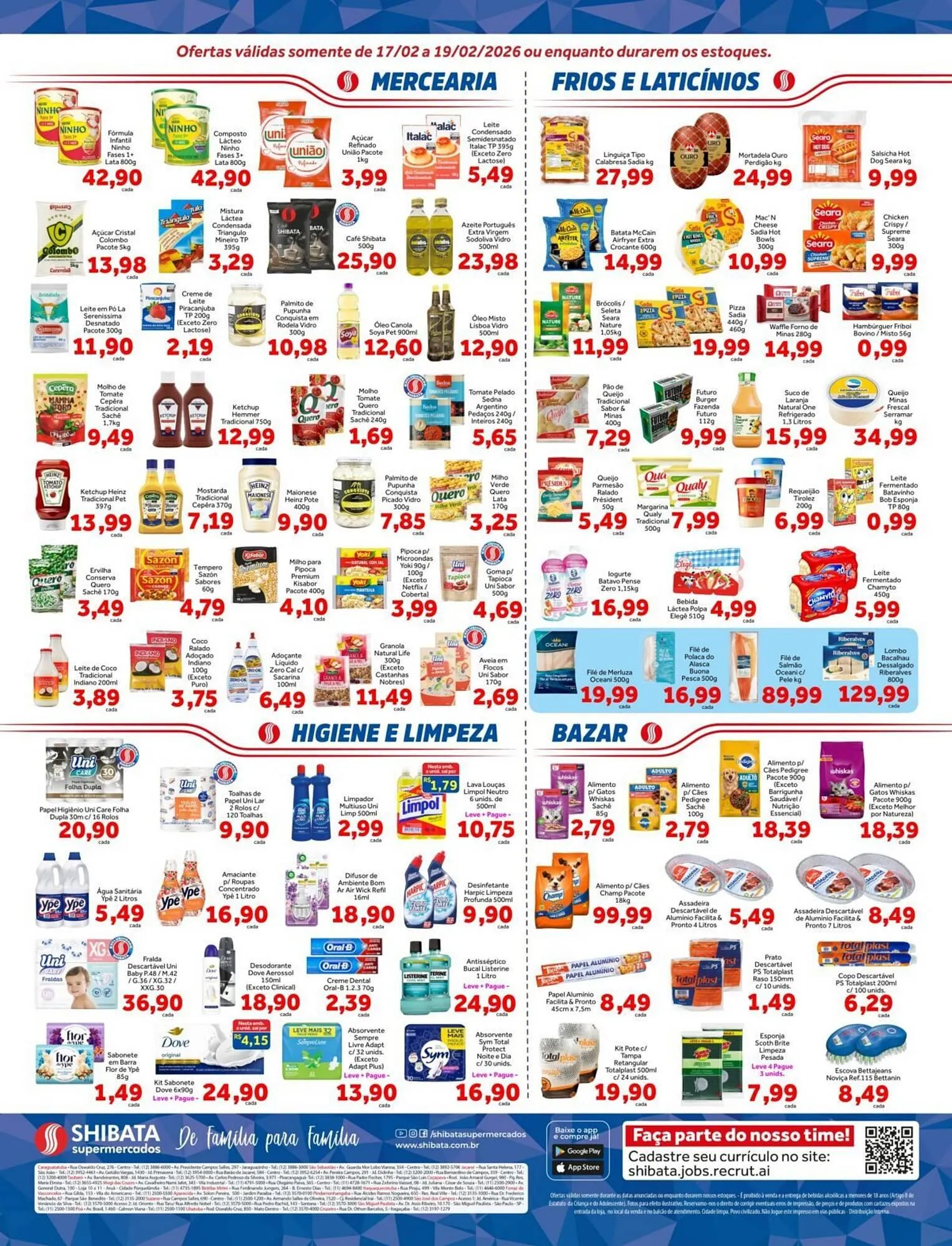 Encarte de Folheto Shibata Supermercados 16 de fevereiro até 19 de fevereiro 2026 - Pagina 2