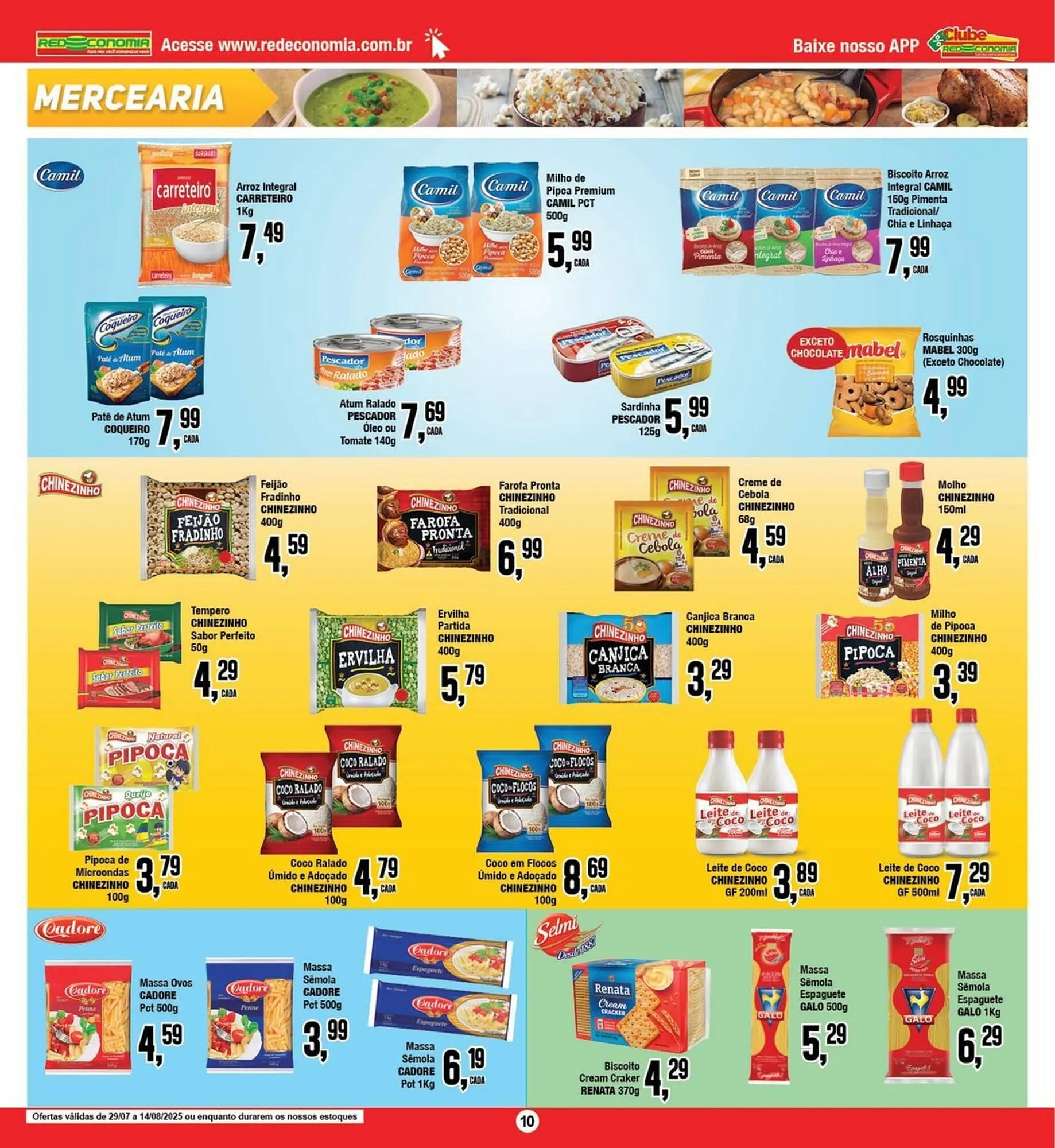 Encarte de Catálogo Rede Economia 8 de agosto até 10 de agosto 2025 - Pagina 10