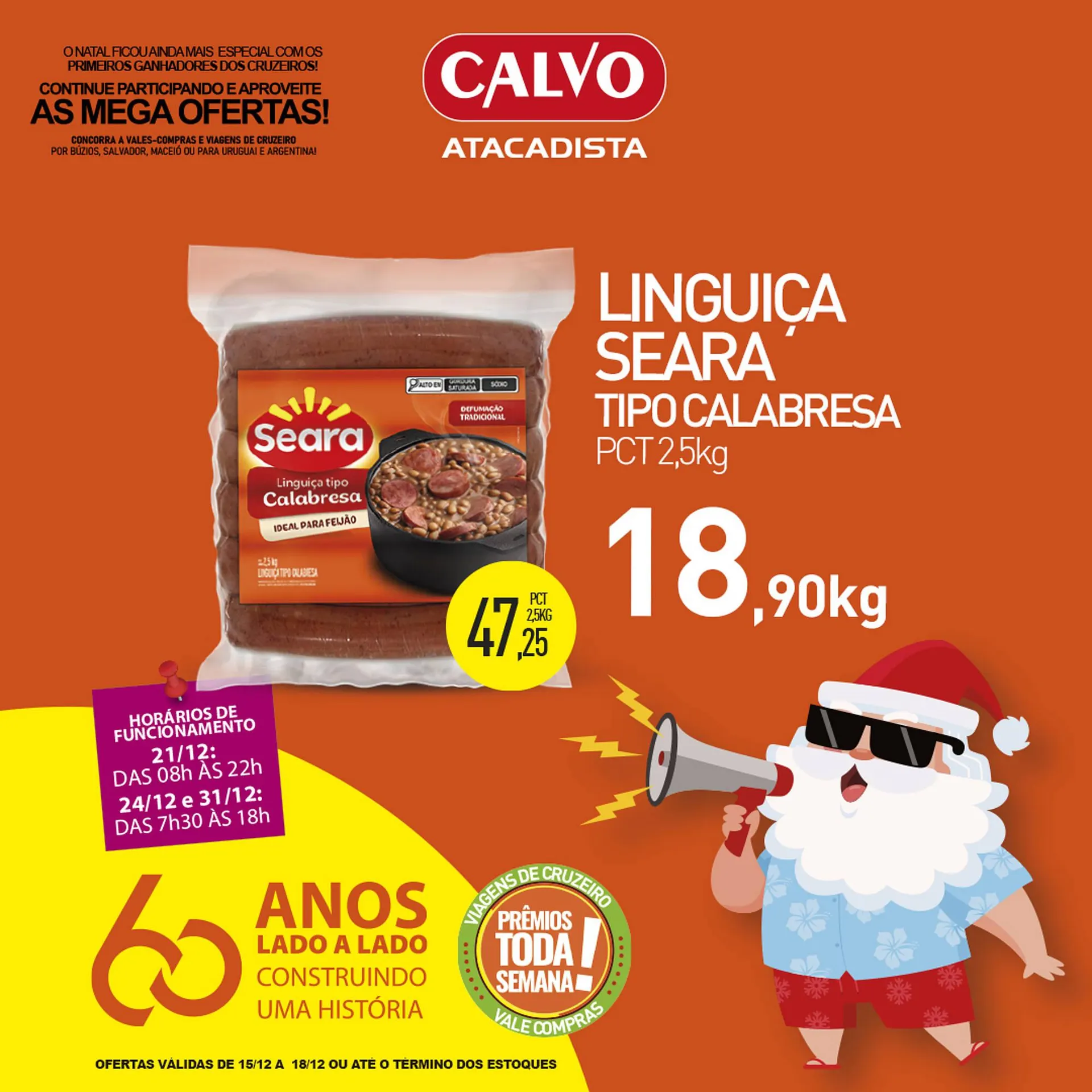 Encarte de Folheto Calvo Atacadista 15 de dezembro até 18 de dezembro 2025 - Pagina 5
