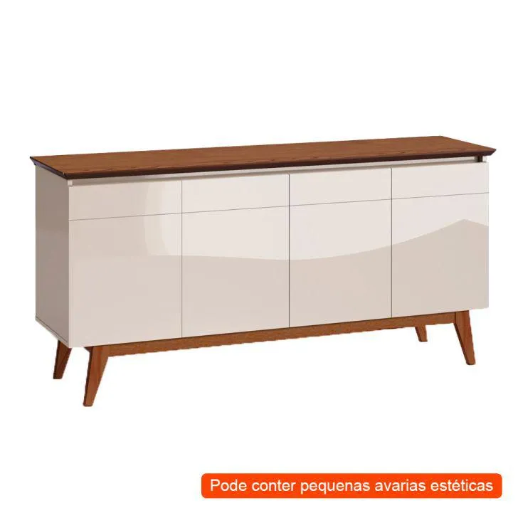 [OUTLET] Buffet Classic 4 PT Off White e Freijo Touch