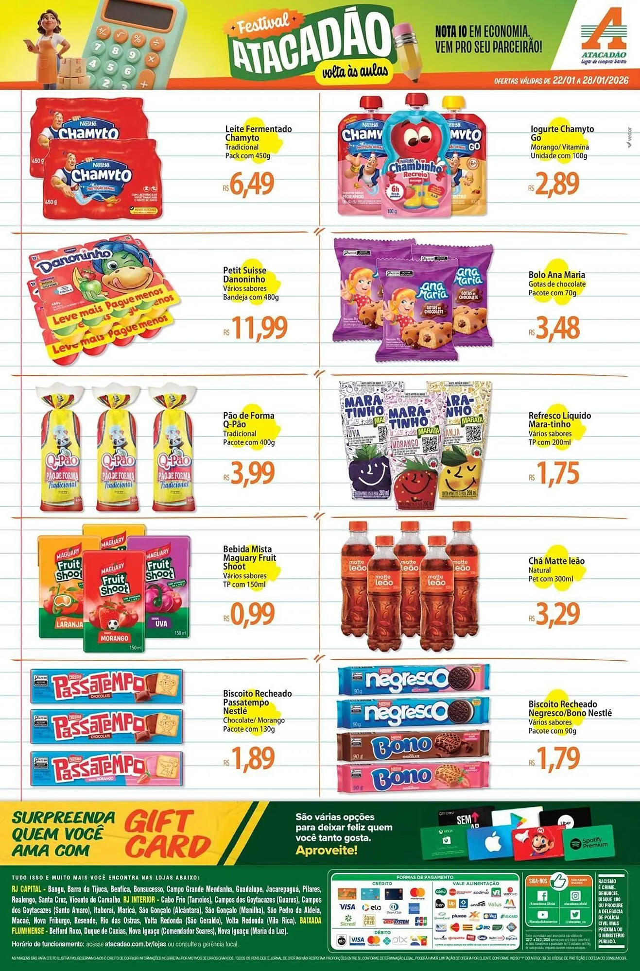 Encarte de Folheto Atacadão 22 de janeiro até 28 de janeiro 2026 - Pagina 2