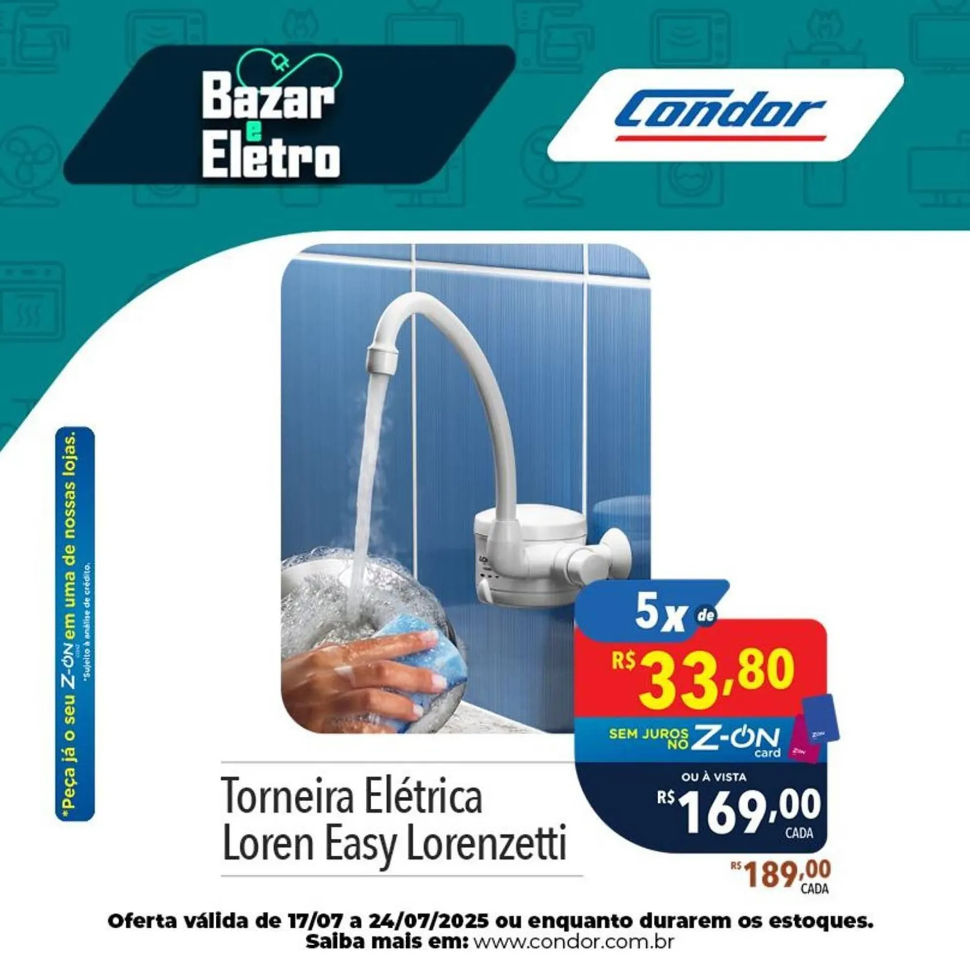 Encarte de Catálogo Supermercados Condor 17 de julho até 24 de julho 2025 - Pagina 8