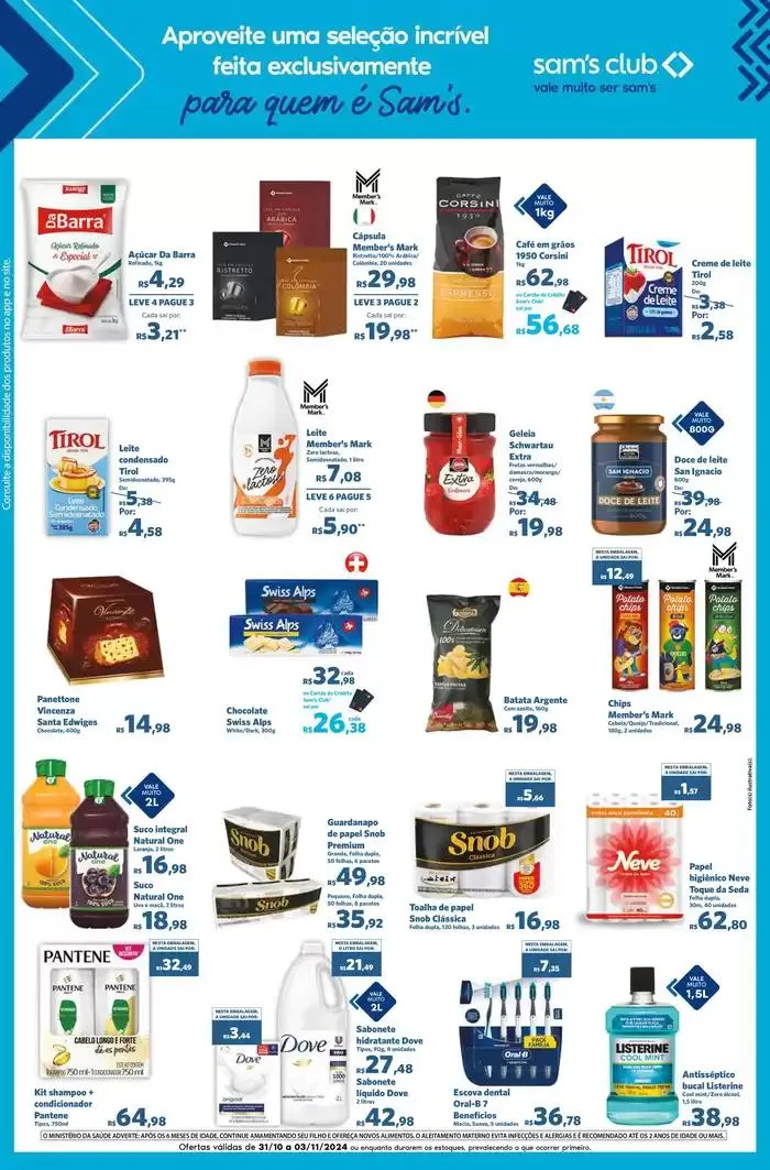 Encarte de Pechinchas e ofertas atuais 31 de outubro até 3 de novembro 2024 - Pagina 2