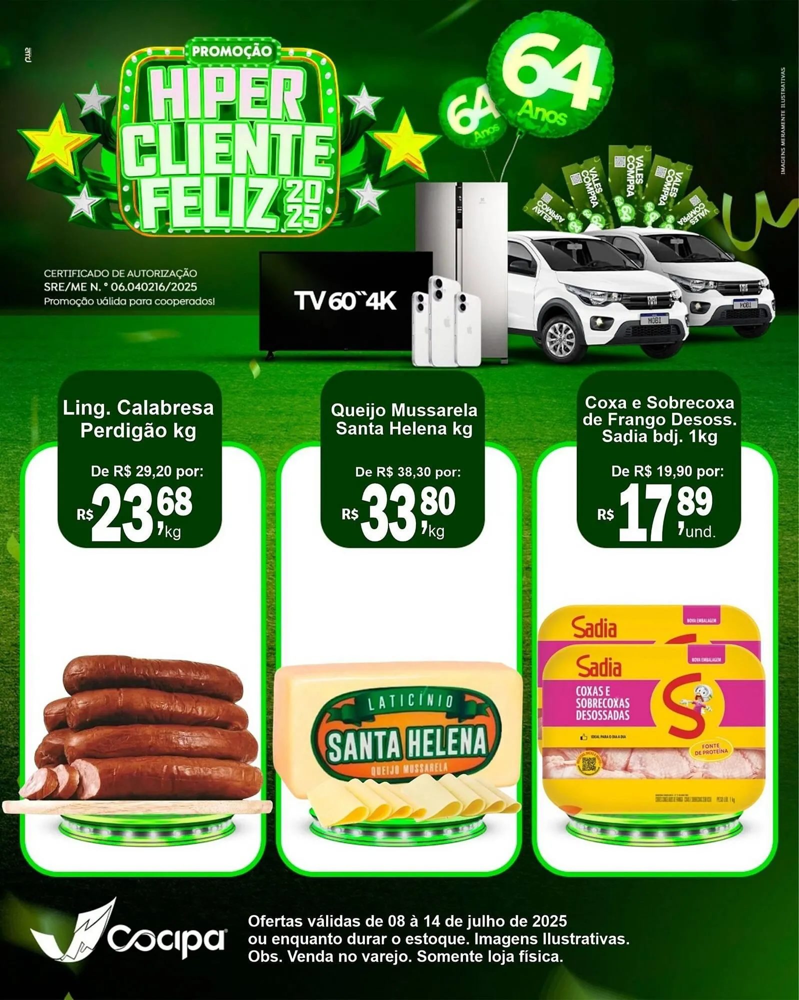 Encarte de Catálogo Cocipa 8 de julho até 14 de julho 2025 - Pagina 1