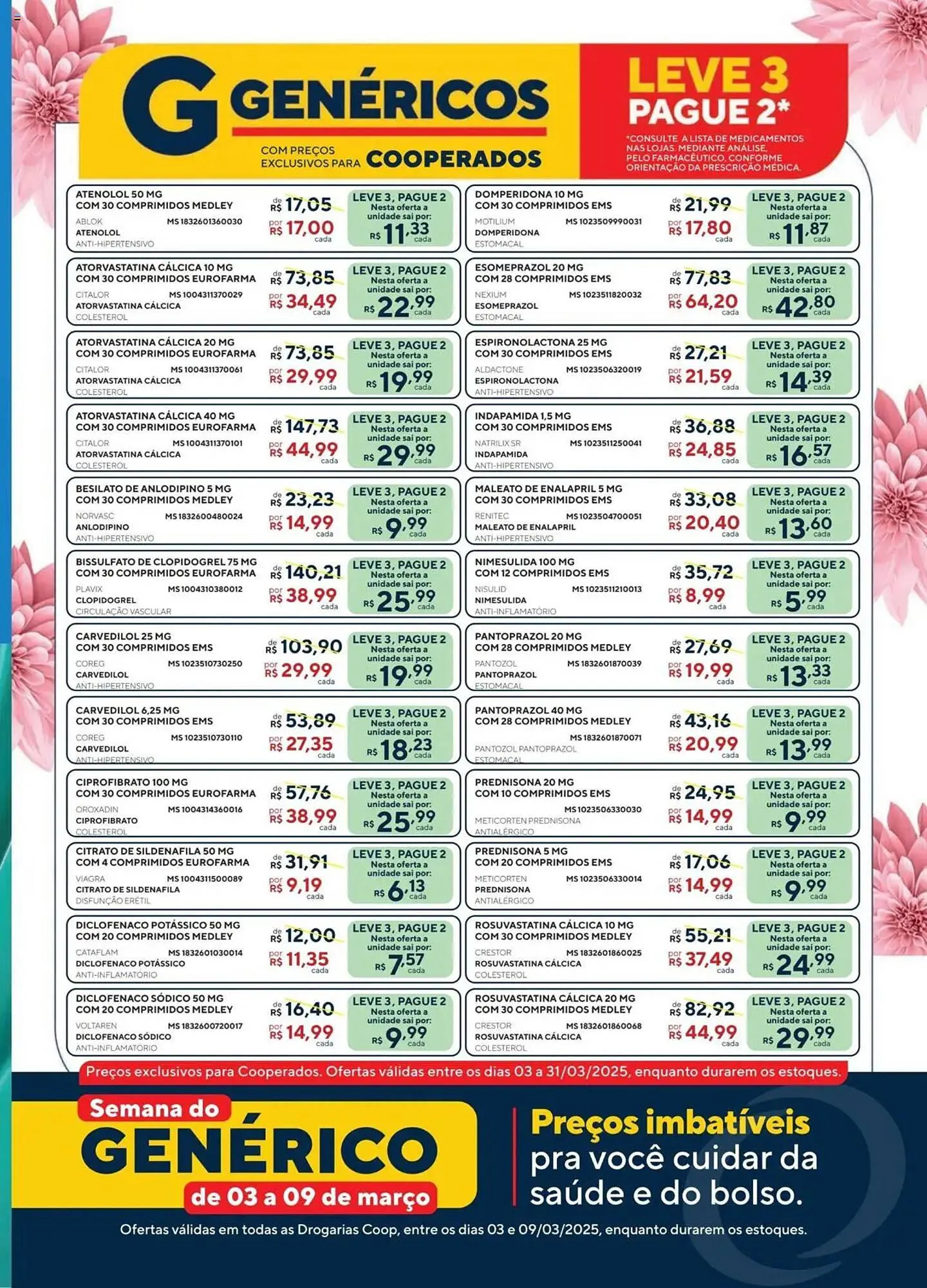 Encarte de Catálogo Drogaria Coop 3 de março até 31 de março 2025 - Pagina 21