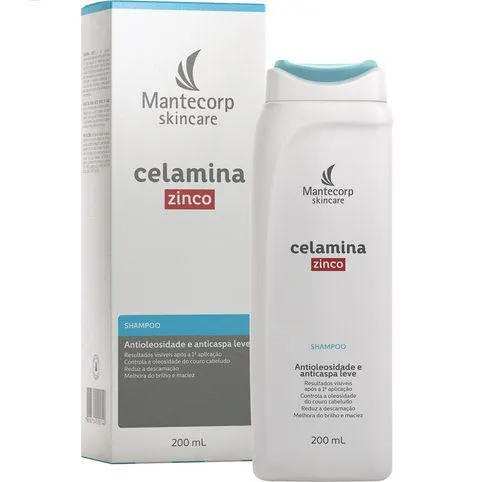 Shampoo Celamina Zinco Mantecorp 200ml