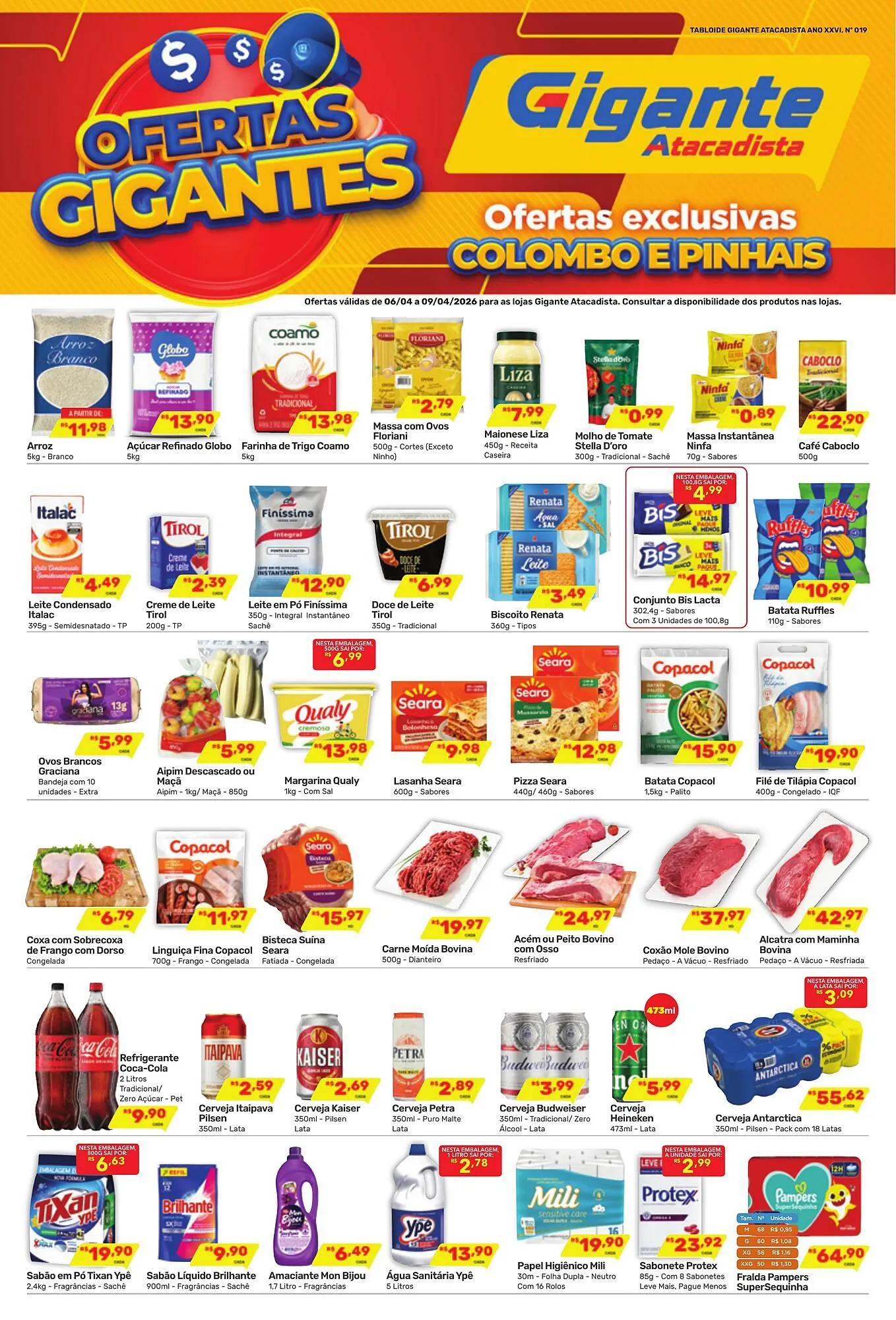 Encarte de Encarte Gigante Atacadista 7 de abril até 9 de abril 2026 - Pagina 1