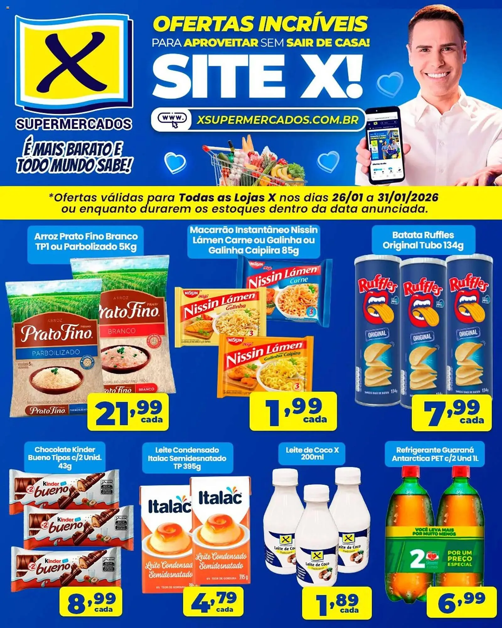 Folheto X Supermercados - 1