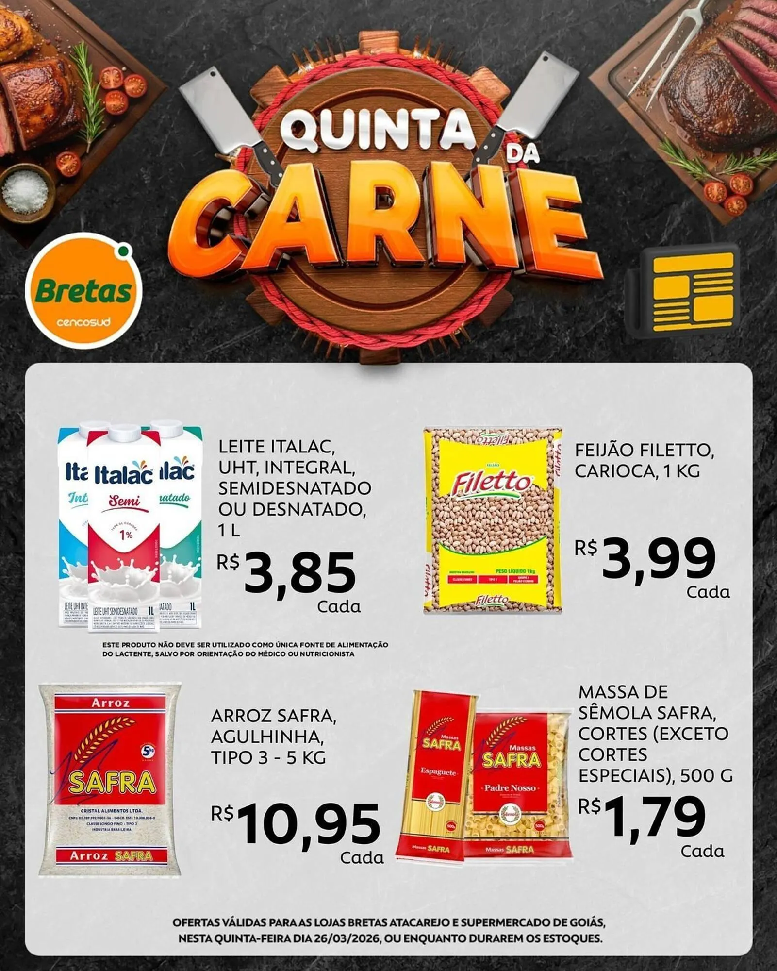 Encarte de Catálogo Supermercados Bretas 26 de março até 26 de março 2026 - Pagina 6