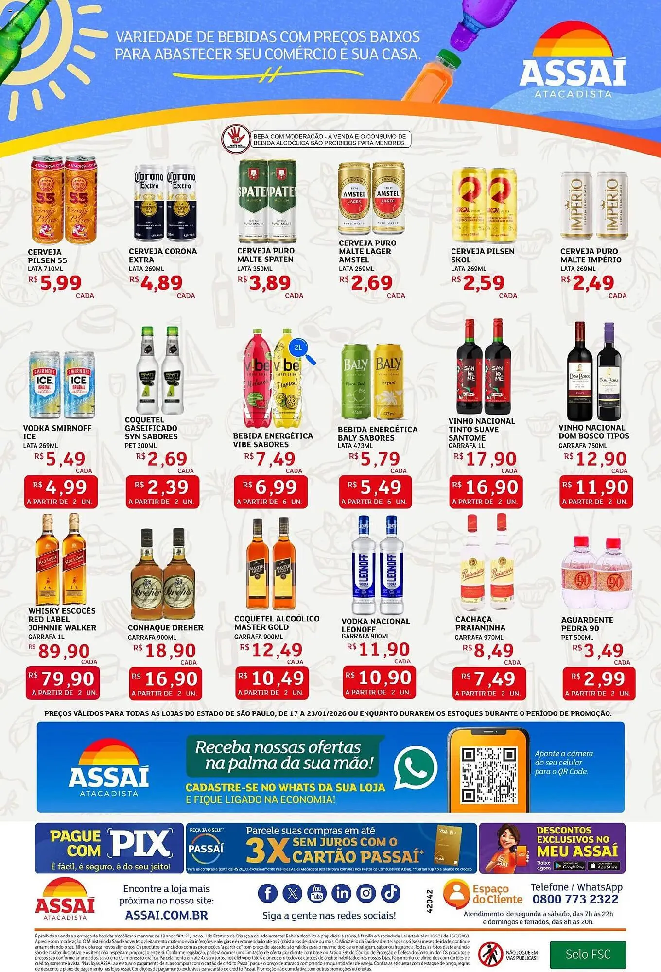 Encarte de Encarte Assaí Atacadista 17 de janeiro até 23 de janeiro 2026 - Pagina 2