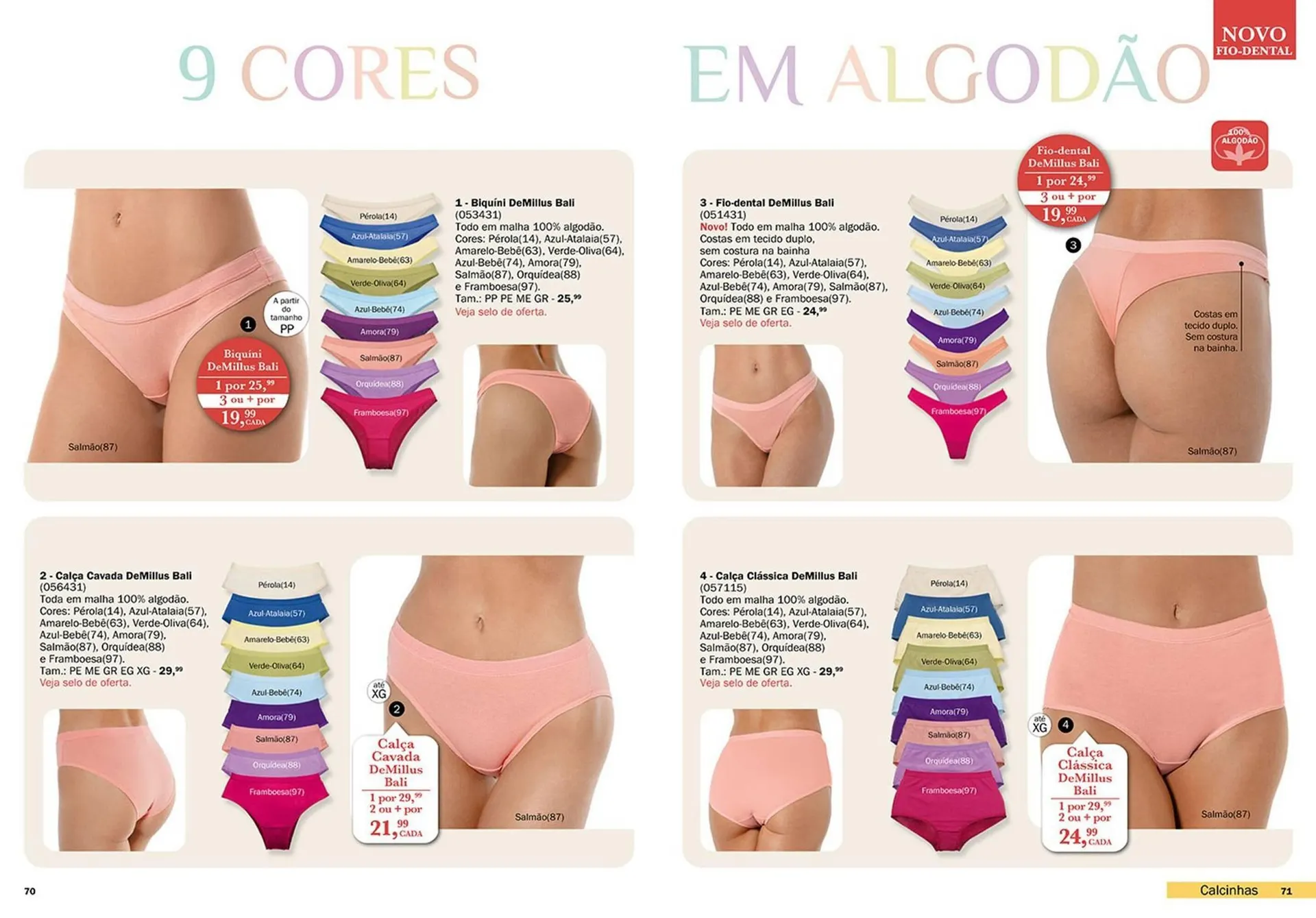 Encarte de Catálogo DeMillus 13 de março até 31 de maio 2025 - Pagina 36