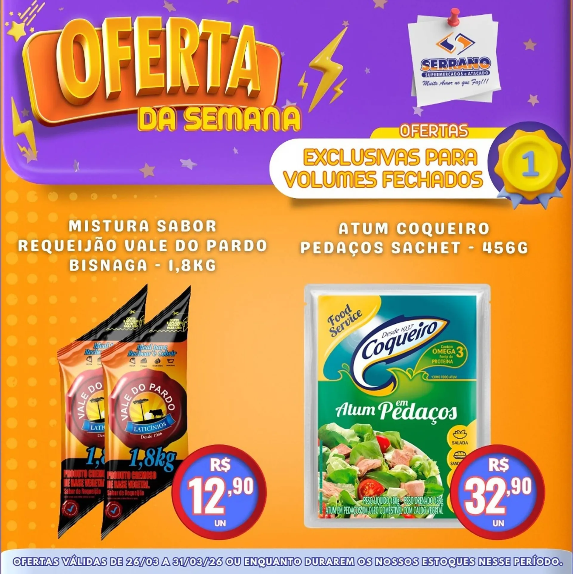 Encarte de Catálogo Serrano Supermercado 26 de março até 31 de março 2026 - Pagina 3