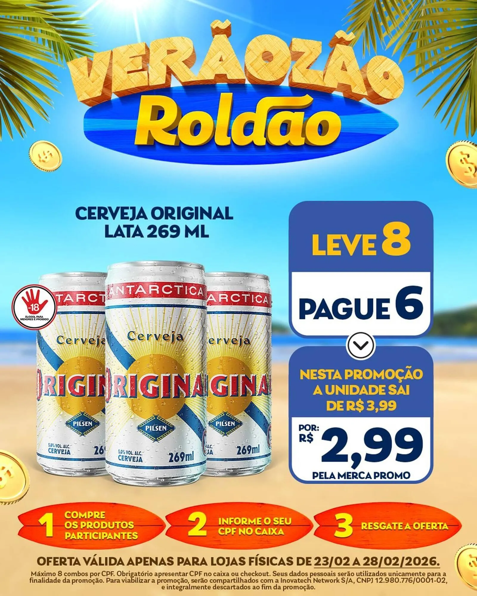 Encarte de Folheto Roldão 23 de fevereiro até 28 de fevereiro 2026 - Pagina 3
