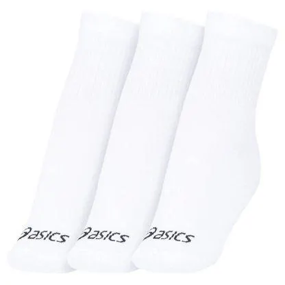 Meia ASICS Basic - Pack com 3 pares - Unissex - Branca