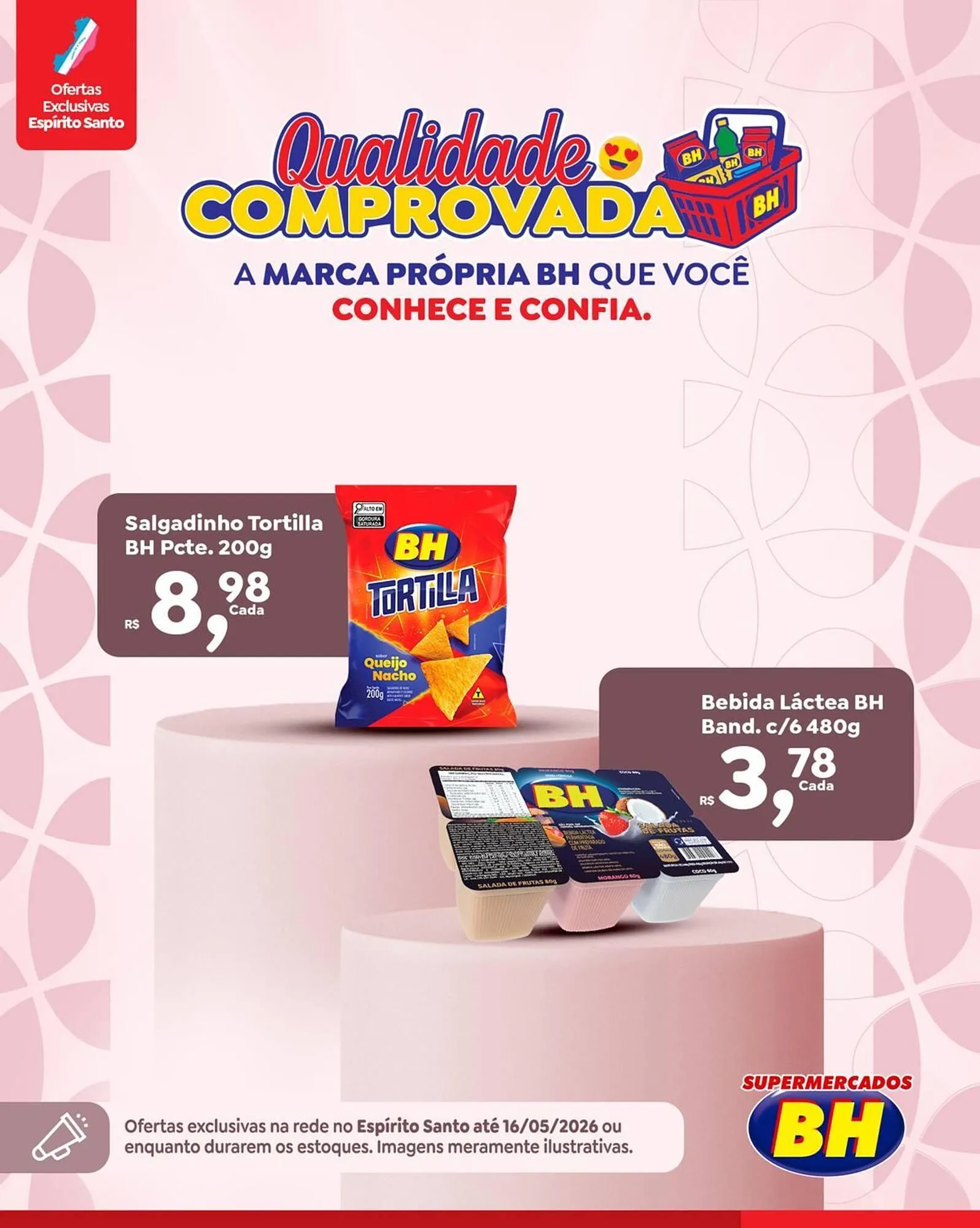 Encarte de Folheto Supermercados BH 14 de maio até 16 de maio 2026 - Pagina 1