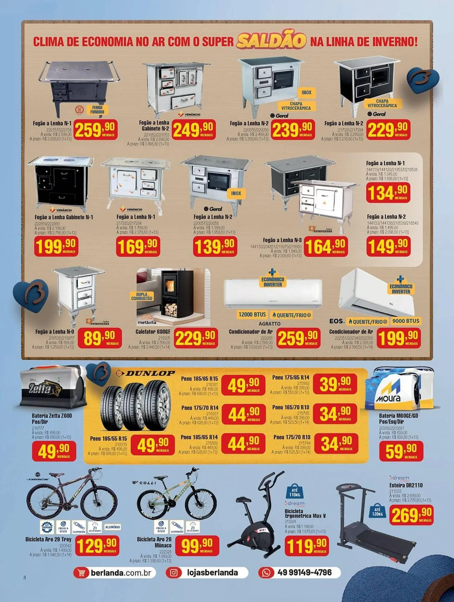 Encarte de Catálogo Berlanda 31 de julho até 31 de dezembro 2025 - Pagina 8