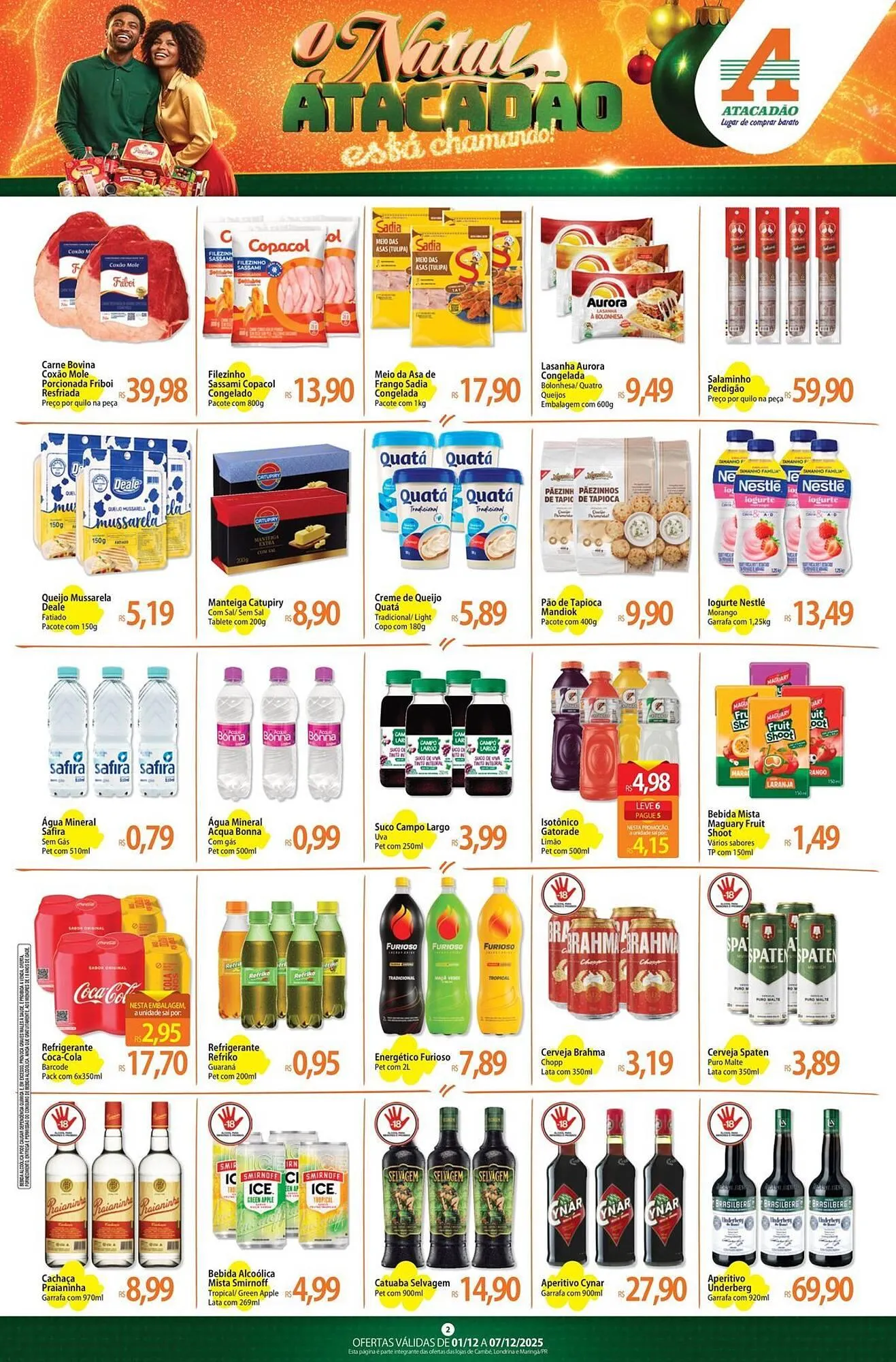 Encarte de Folheto Atacadão 2 de dezembro até 7 de dezembro 2025 - Pagina 2