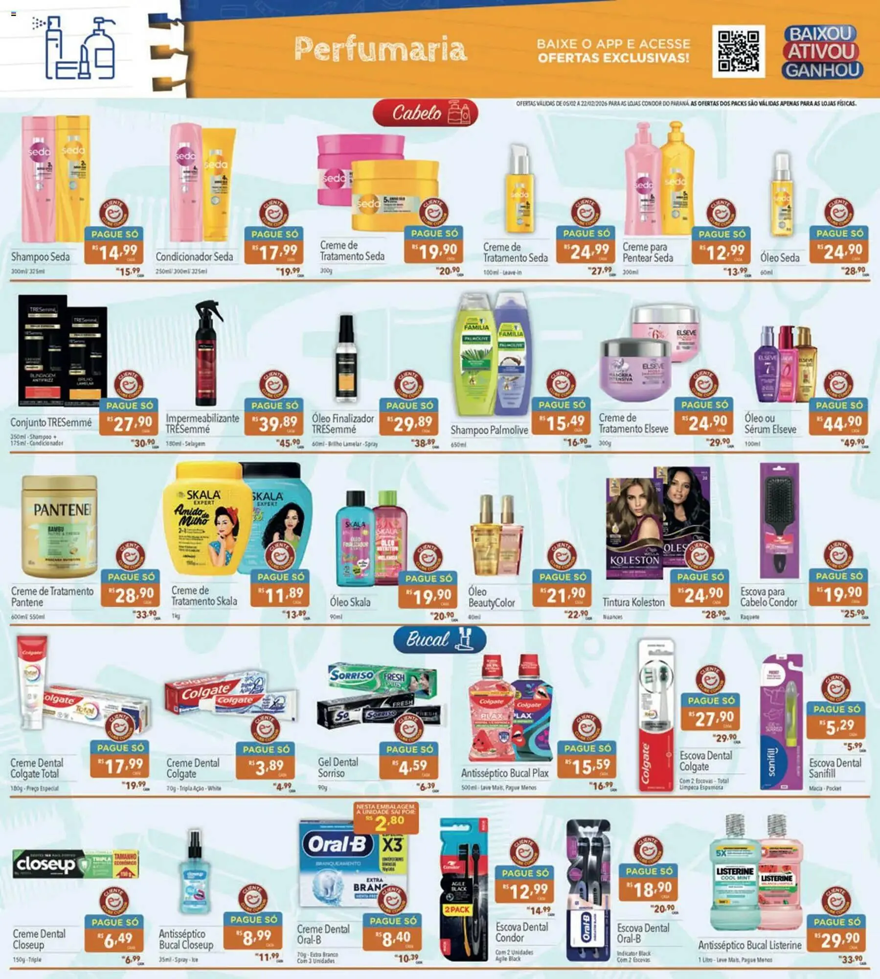 Encarte de Catálogo Supermercados Condor 5 de fevereiro até 22 de fevereiro 2026 - Pagina 20