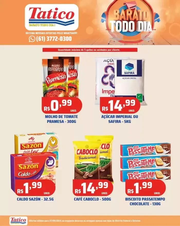 Encarte de Barato Todo Dia 27 de setembro até 30 de setembro 2024 - Pagina 2