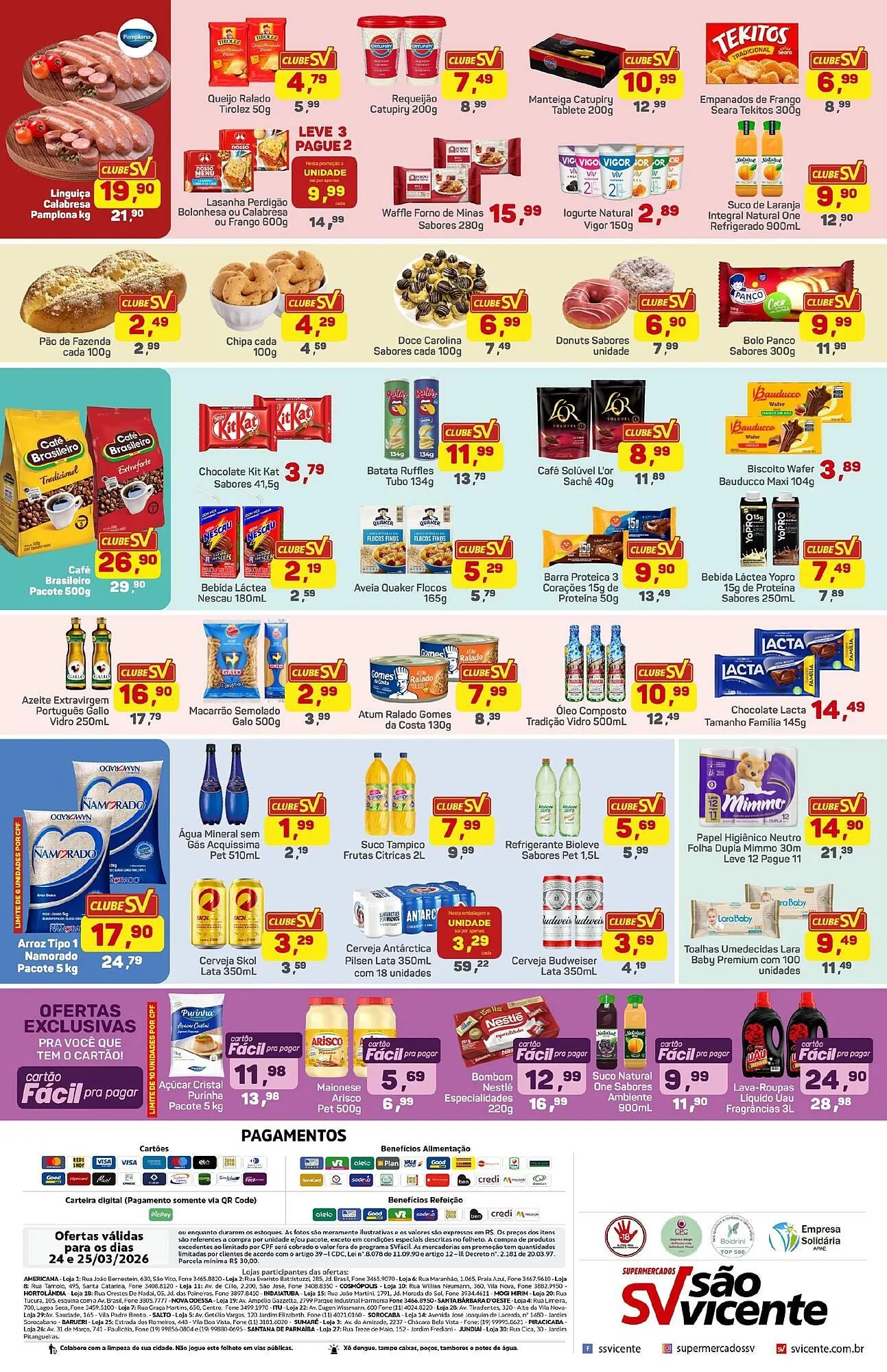 Encarte de Catálogo Supermercados São Vicente 24 de março até 25 de março 2026 - Pagina 2